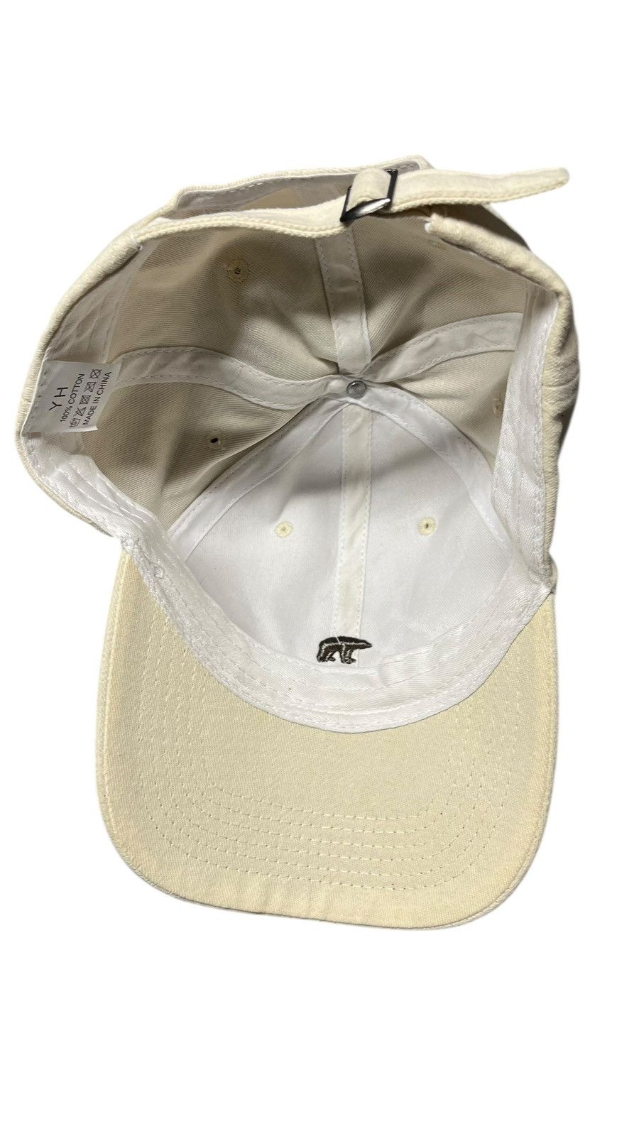 California Republic Creme cotton classic California Bear Dad Hat Size ONE SIZE - 5 Thumbnail