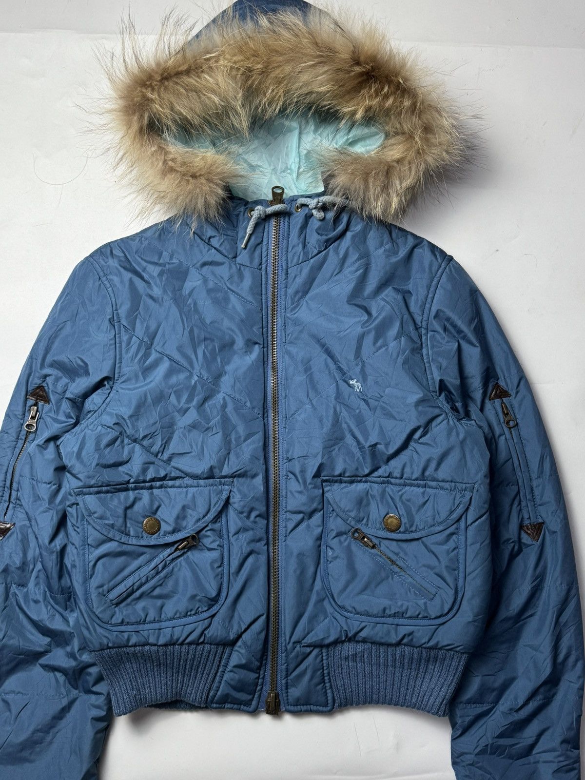 GOA Faux Fur Bomber Hoodie Jacket Cropped Japanese Styled Size US M / EU 48-50 / 2 - 3 Thumbnail