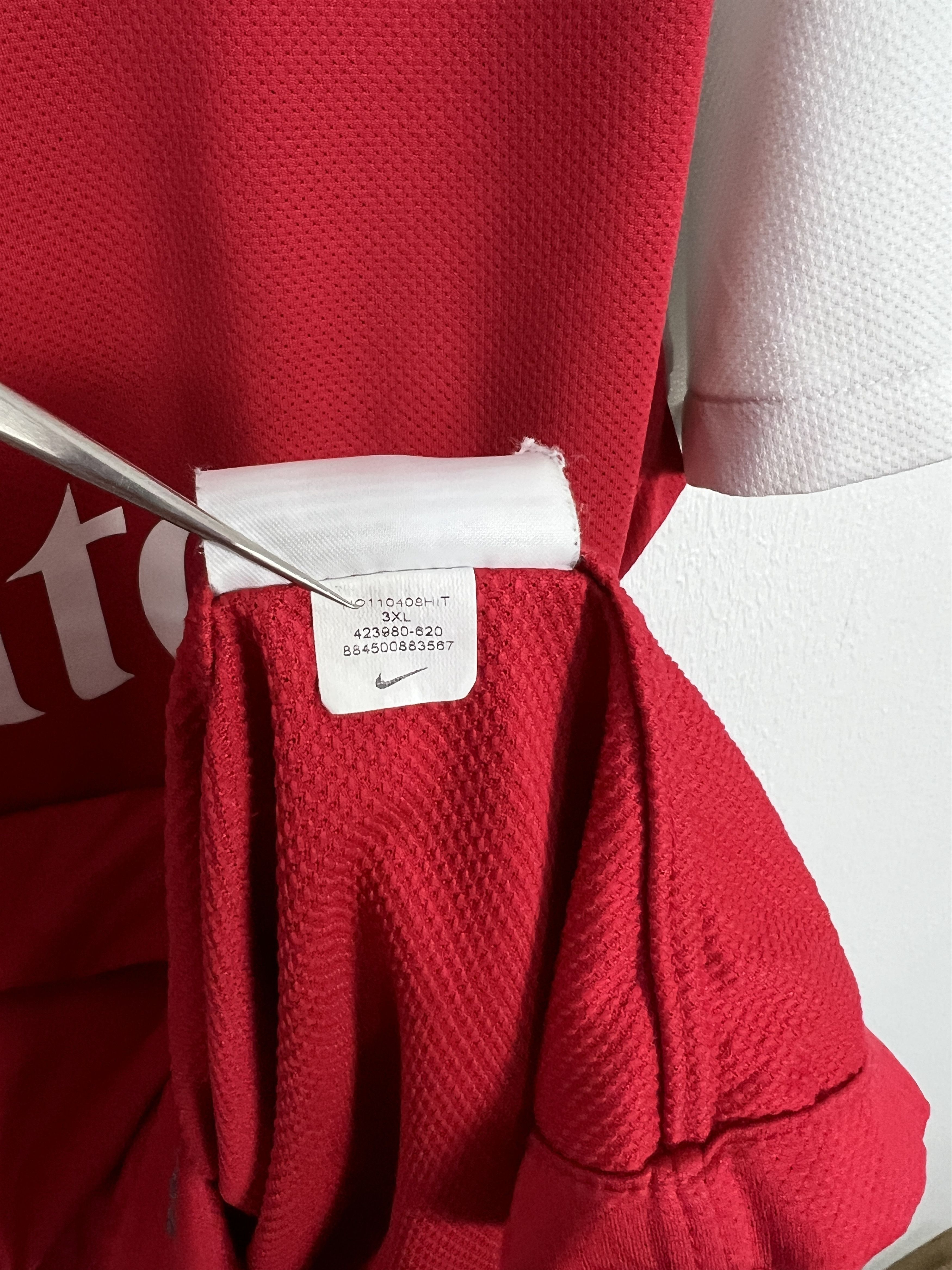 Nike Arsenal Home football shirt 2011 Soccer Nike Gunners 3XL Size US XXL / EU 58 / 5 - 14 Thumbnail