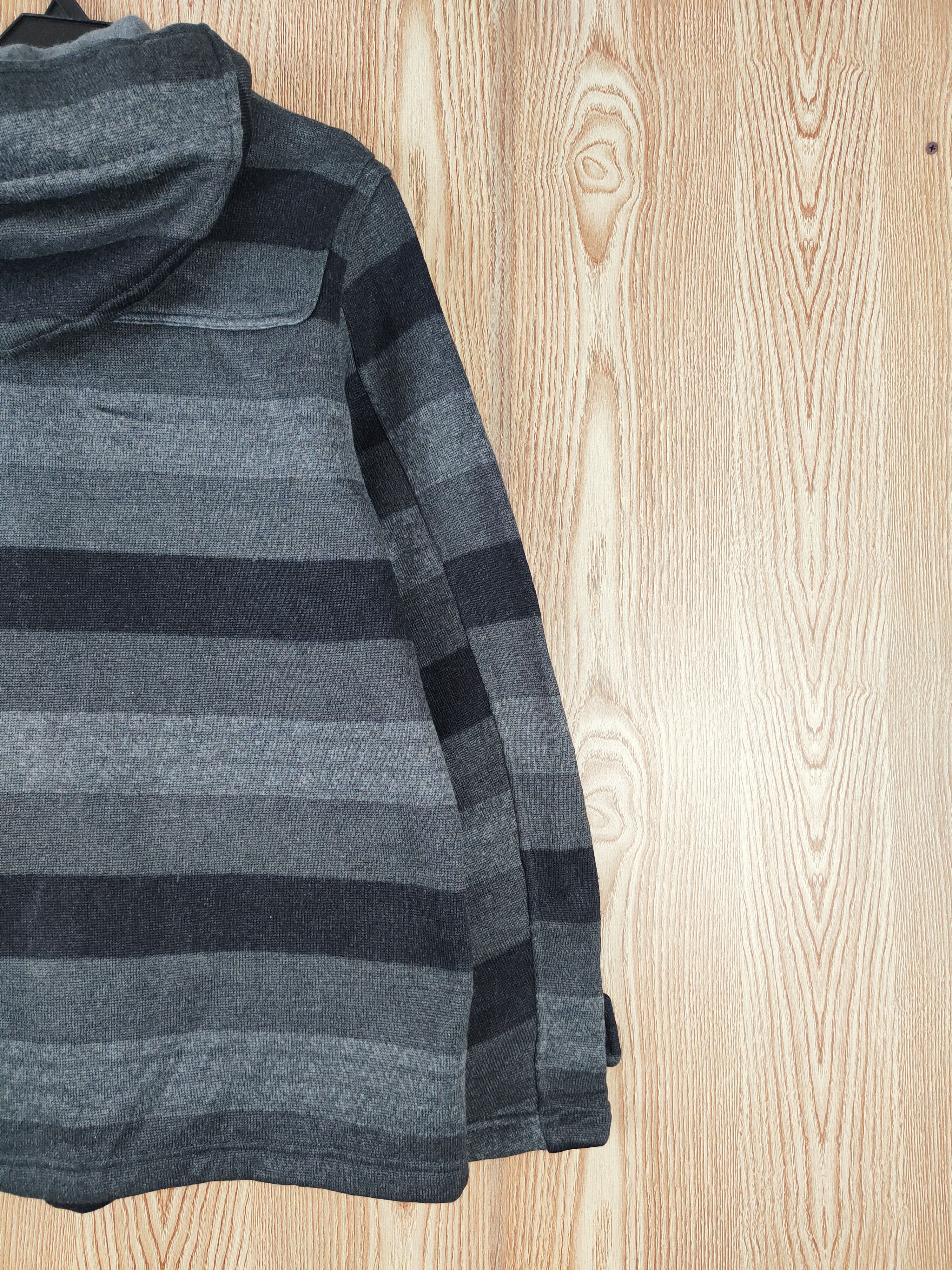 Japanese Brand × Vintage Vintage Japanese Brand Gray Black Hoodie Duffle Coats Size US L / EU 52-54 / 3 - 9 Thumbnail