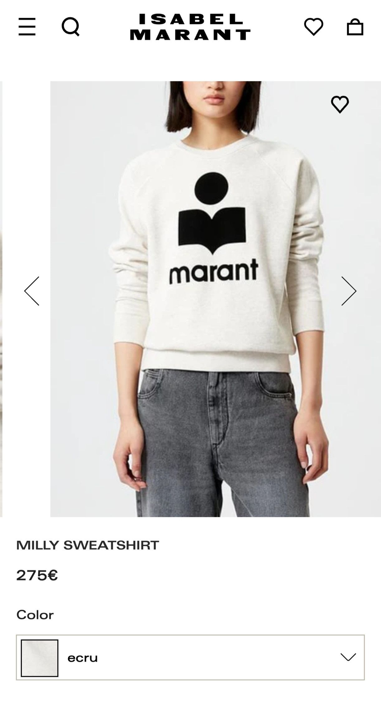 Isabel Marant Etoile Isabel Marant Etoile Milly Sweatshirt Size M / US 6-8 / IT 42-44 - 23 Thumbnail