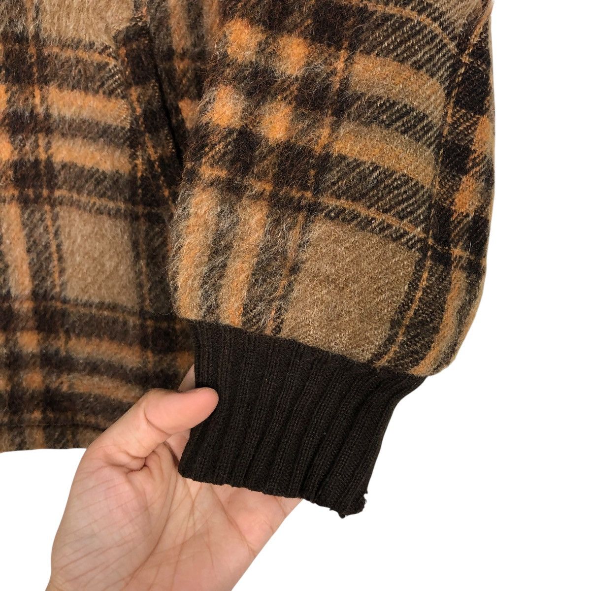 Japanese Brand 🔥VINTAGE CHORE WORK WOOL JACKET TARTAN CHECK ISSEY MIYAKE Size US M / EU 48-50 / 2 - 19 Thumbnail