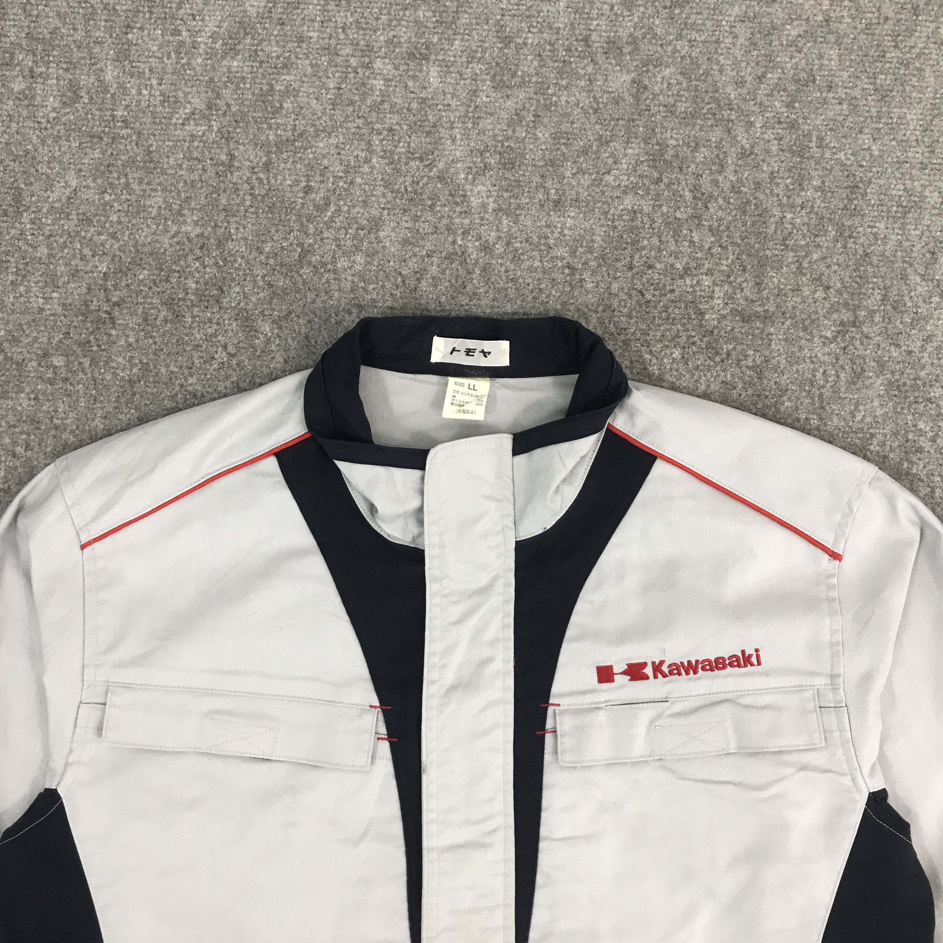 Japanese Brand KAWASAKI MOTORSPORT UNIFORM JAPAN JACKET Size US L / EU 52-54 / 3 - 3 Thumbnail