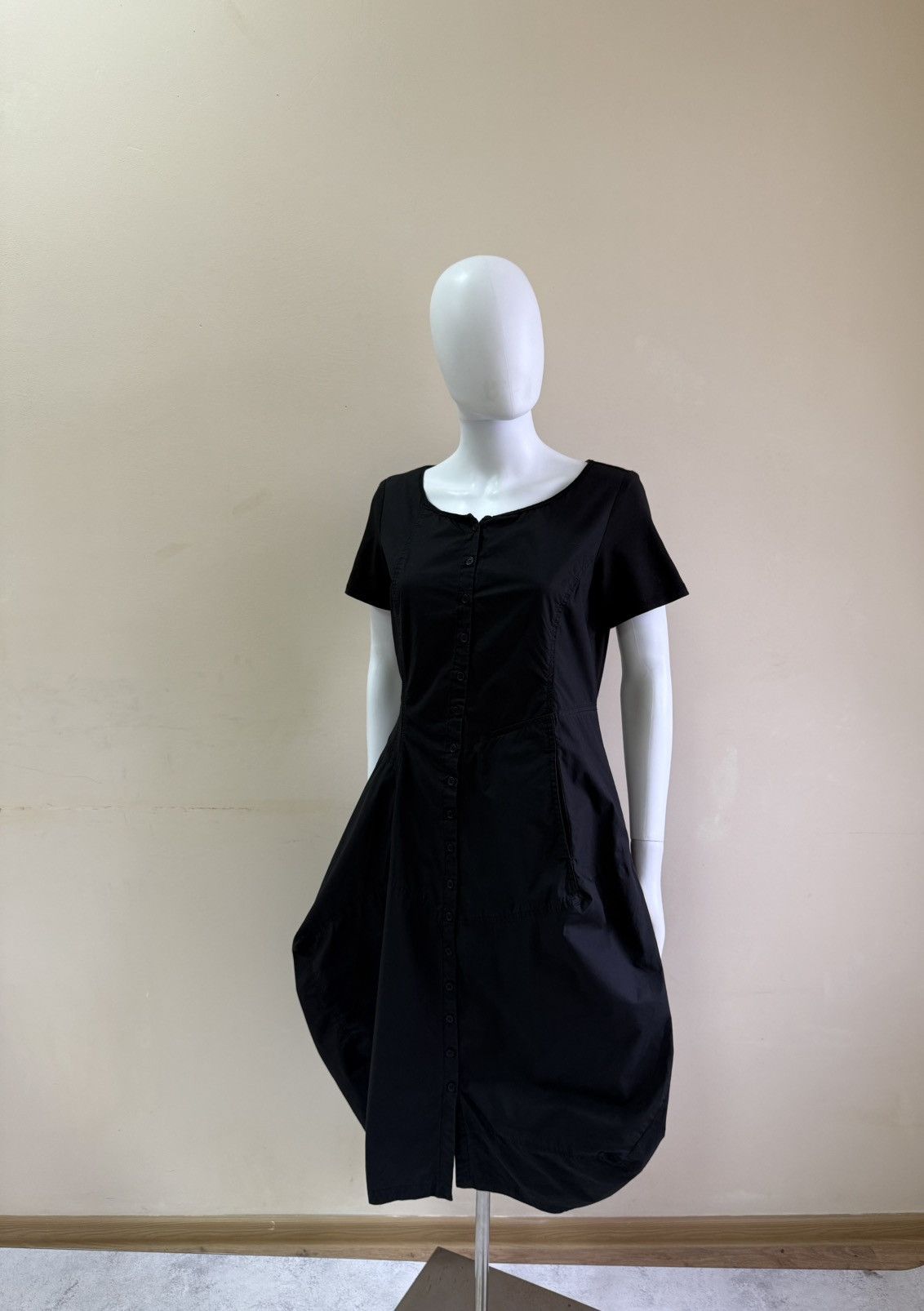Rundholz Rundholz Black Label Asymmetric Balloon Button Up Midi Dress Size M / US 6-8 / IT 42-44 - 5 Thumbnail