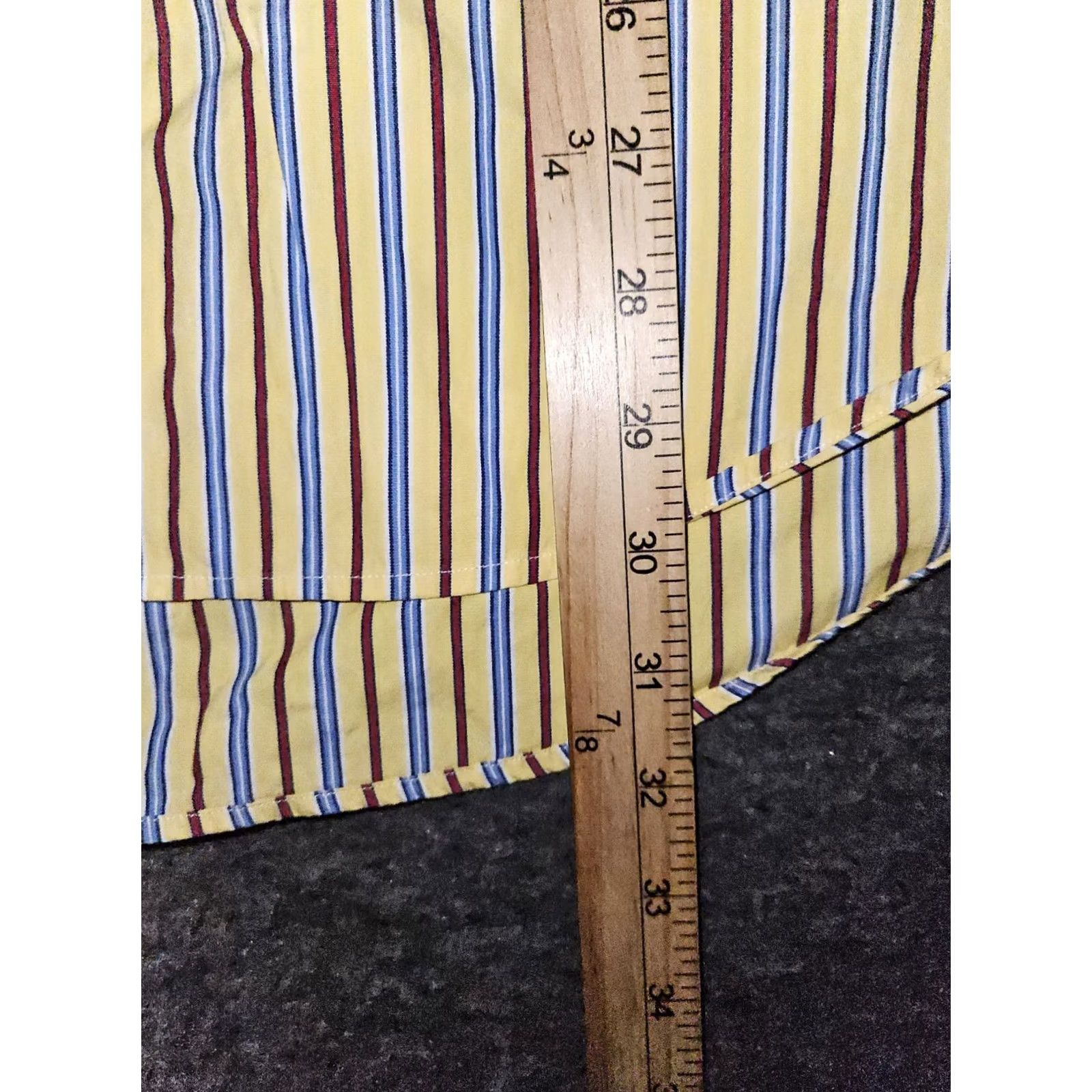 Ralph Lauren Ralph Lauren Button-Down Shirt Men 2XL Classic Fit Yellow Striped Preppy Shirt Size US XXL / EU 58 / 5 - 4 Thumbnail