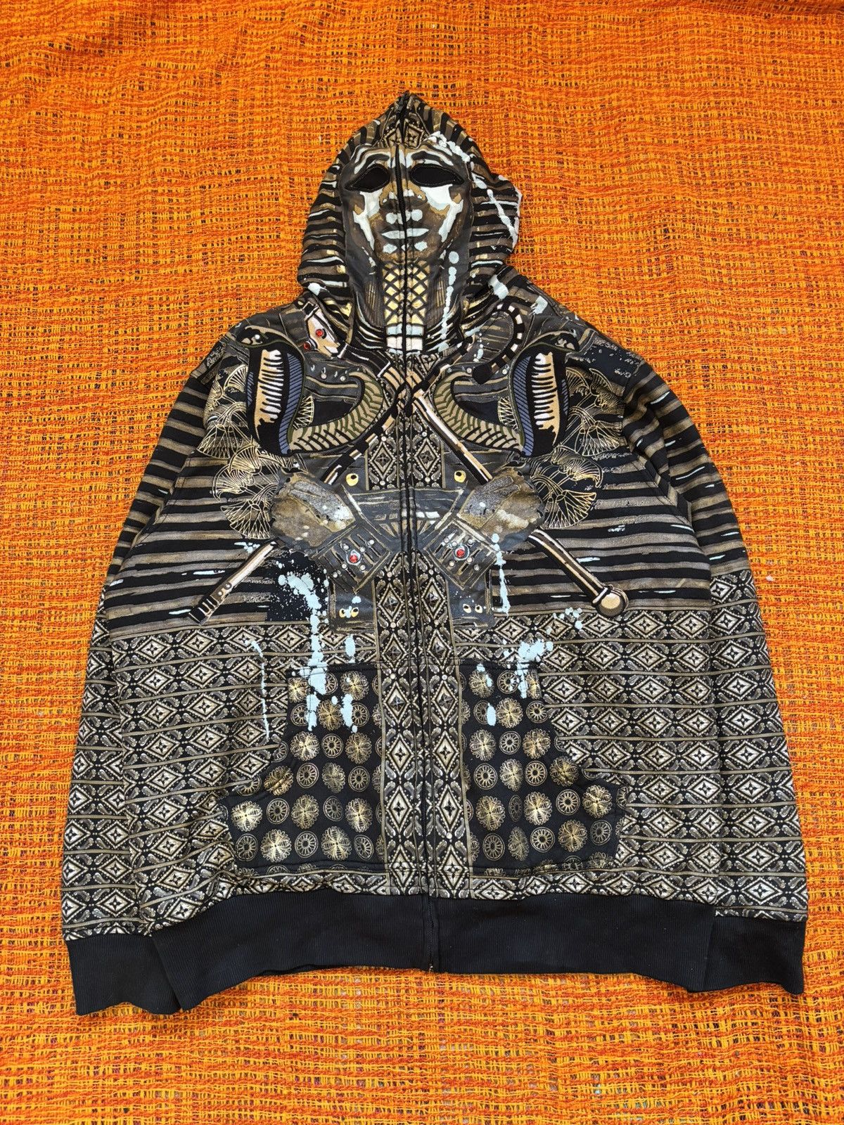 y2k pharaoh full zip hoodie