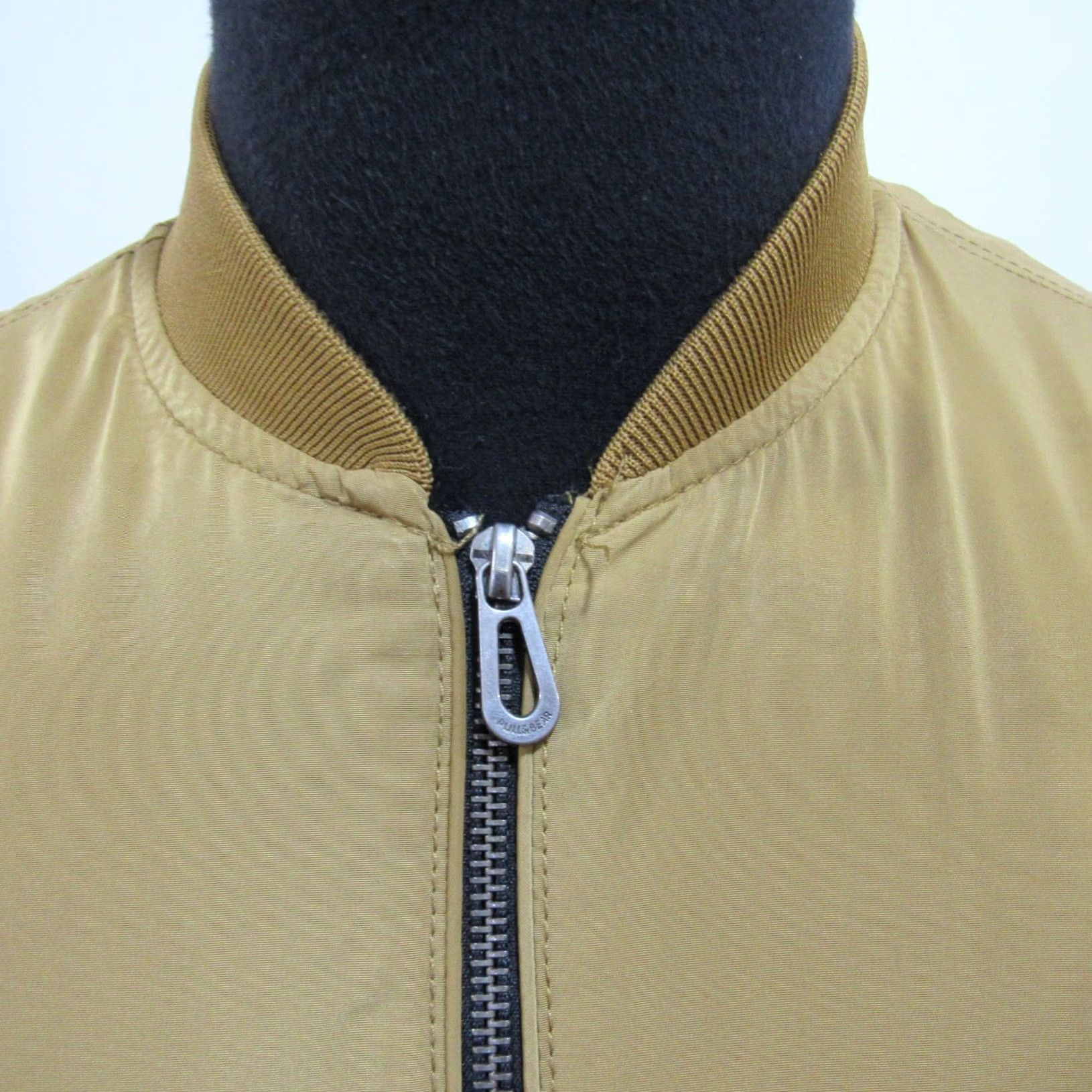 Vintage Pull & Bear Mens Bomber Jacket Golden Chest 42/44 REF (Y07701) Size US XS / EU 42 / 0 - 3 Thumbnail