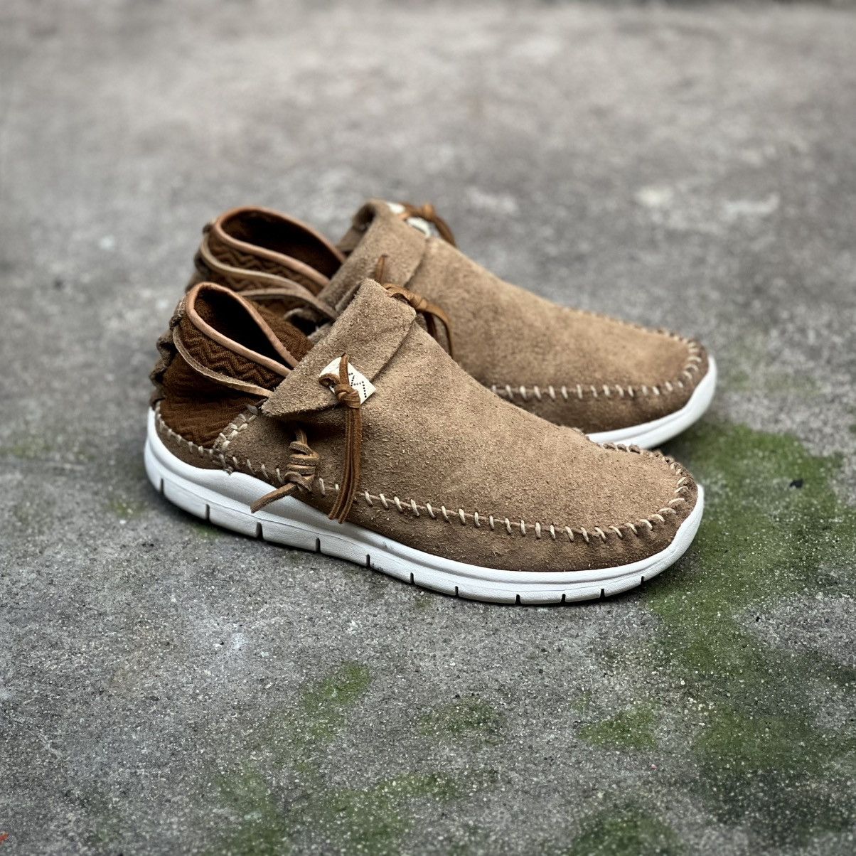 Visvim Visvim Brown Folk Trainer Tan Suede Shoes, Size US 8 / EU 41 - 2 Thumbnail
