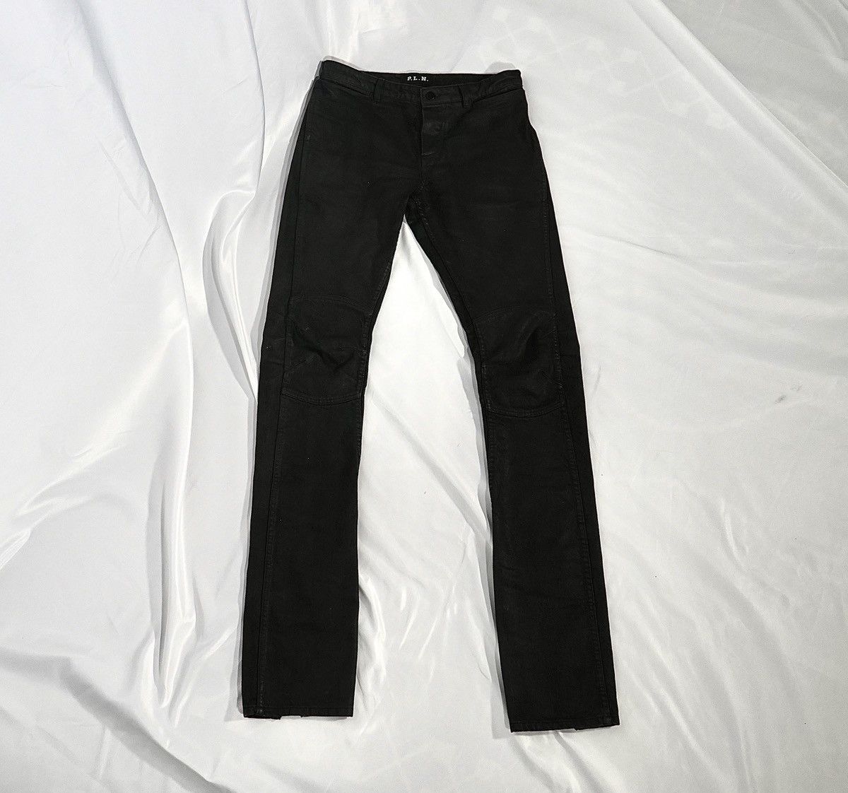 P.L.N. P.L.N waxed biker jeans Size US 30 / EU 46 - 1 Thumbnail