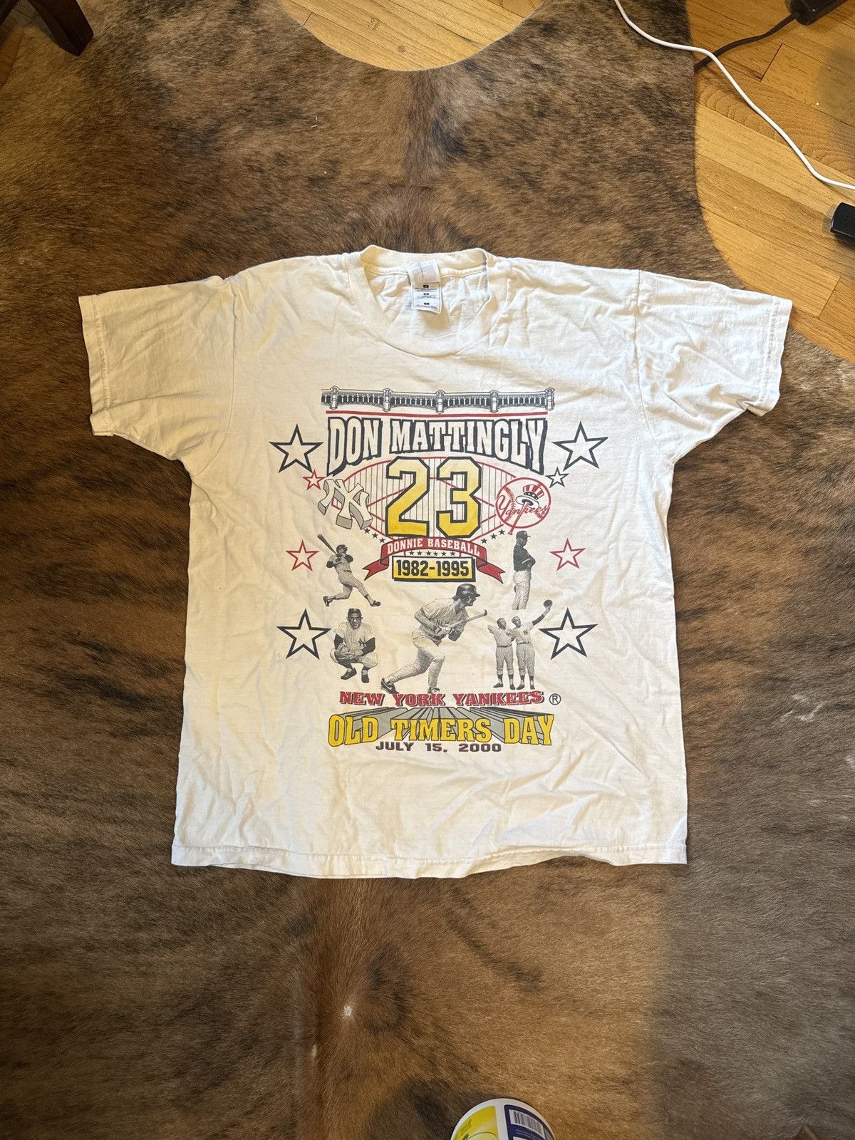 Vintage Don Mattingly Tee Size US L / EU 52-54 / 3 - 1 Thumbnail