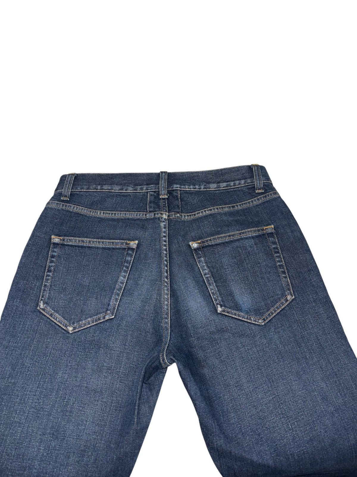Saint Laurent Paris SS16 Hedi Slimane D02 Jeans Sandwash Navy Denim distressed Size US 28 / EU 44 - 6 Thumbnail