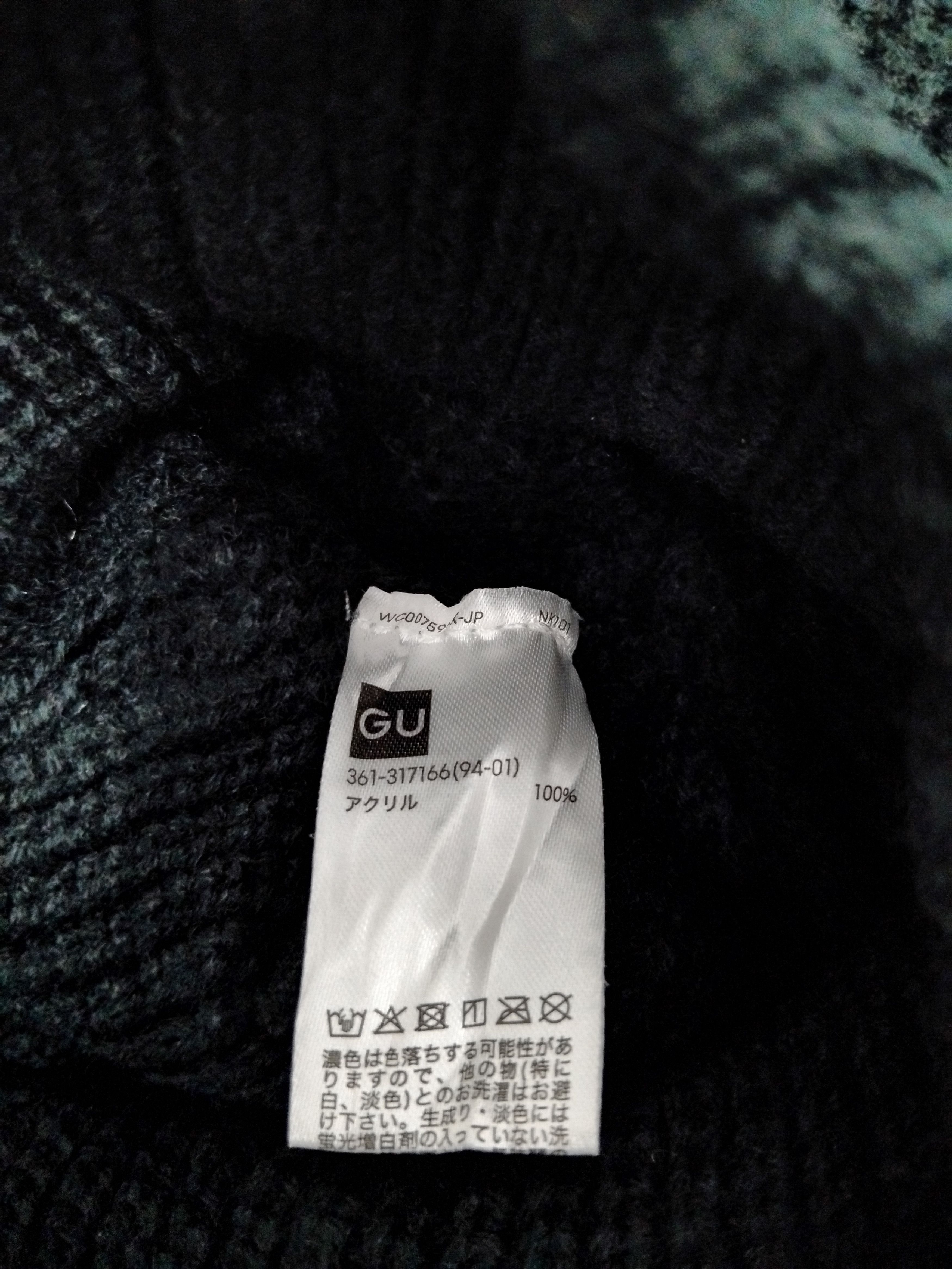 GU 💥Gu black colour Japanese brand beanie Size ONE SIZE - 2 Thumbnail