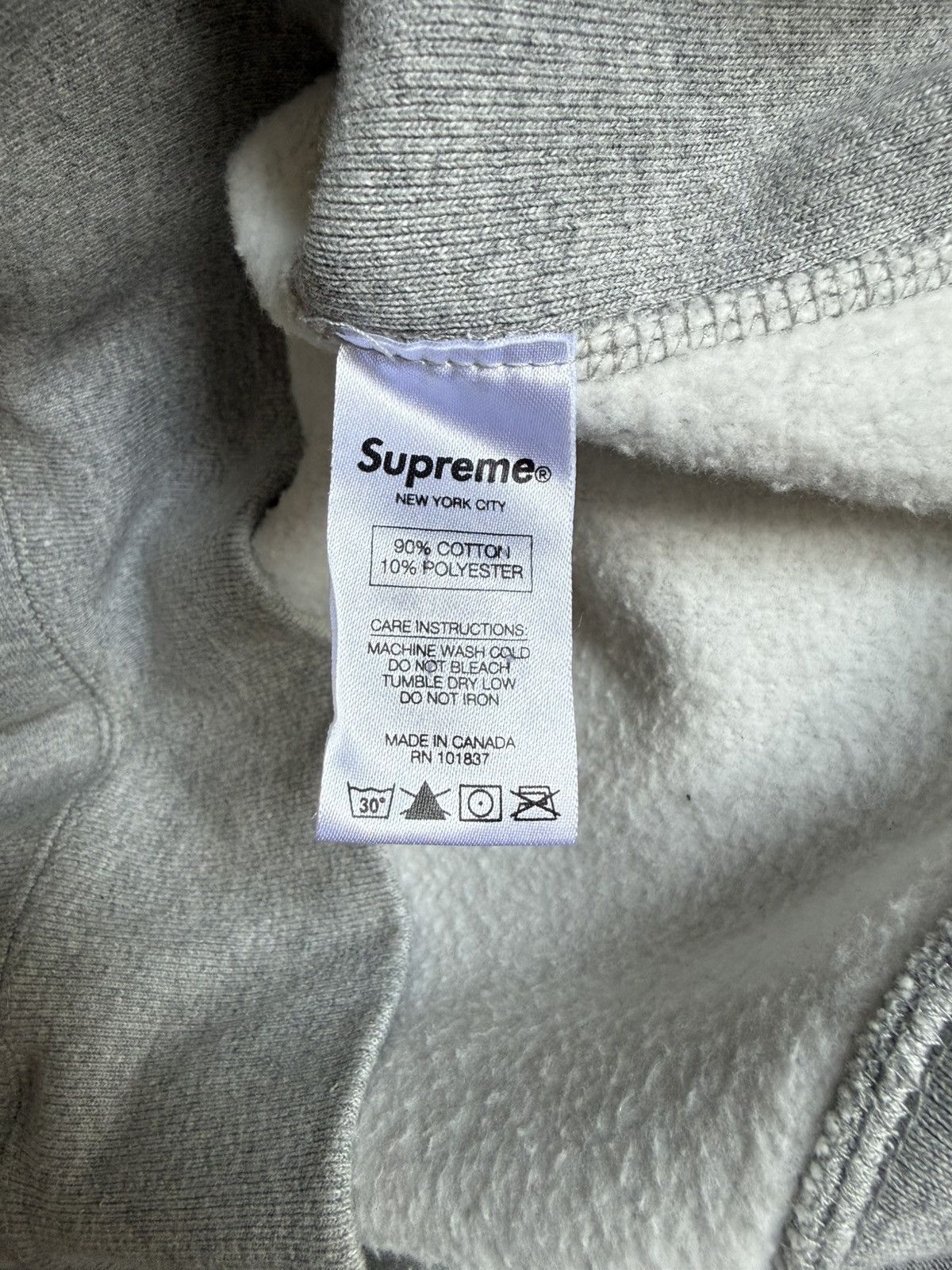 Supreme Supreme Box Logo Hoodie (FW16) Heather Grey Sz M *WORN 1X* Size US M / EU 48-50 / 2 - 14 Thumbnail
