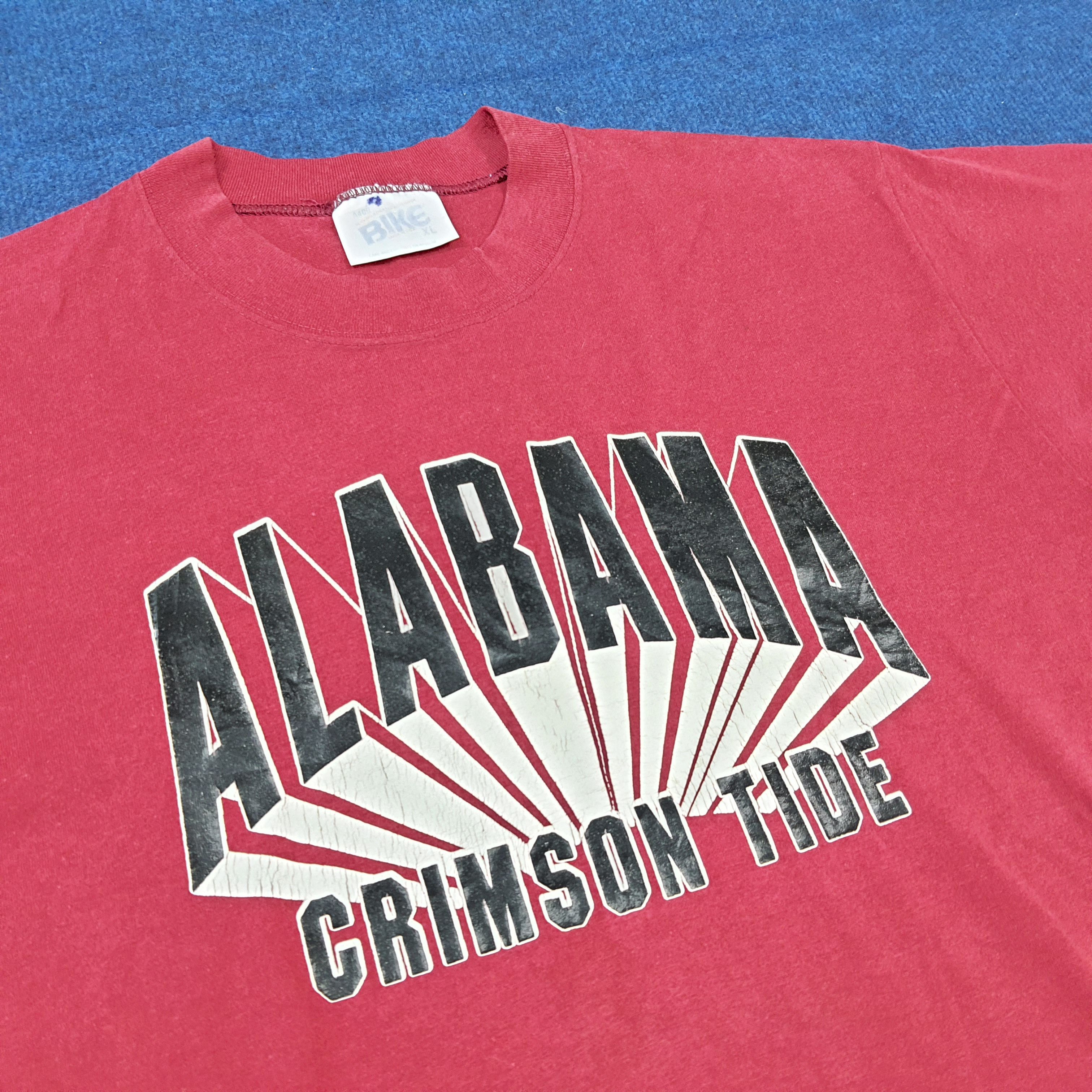 Vintage Vintage 90s Alabama Crimson Tide T-Shirt C285N45 Size US L / EU 52-54 / 3 - 2 Thumbnail