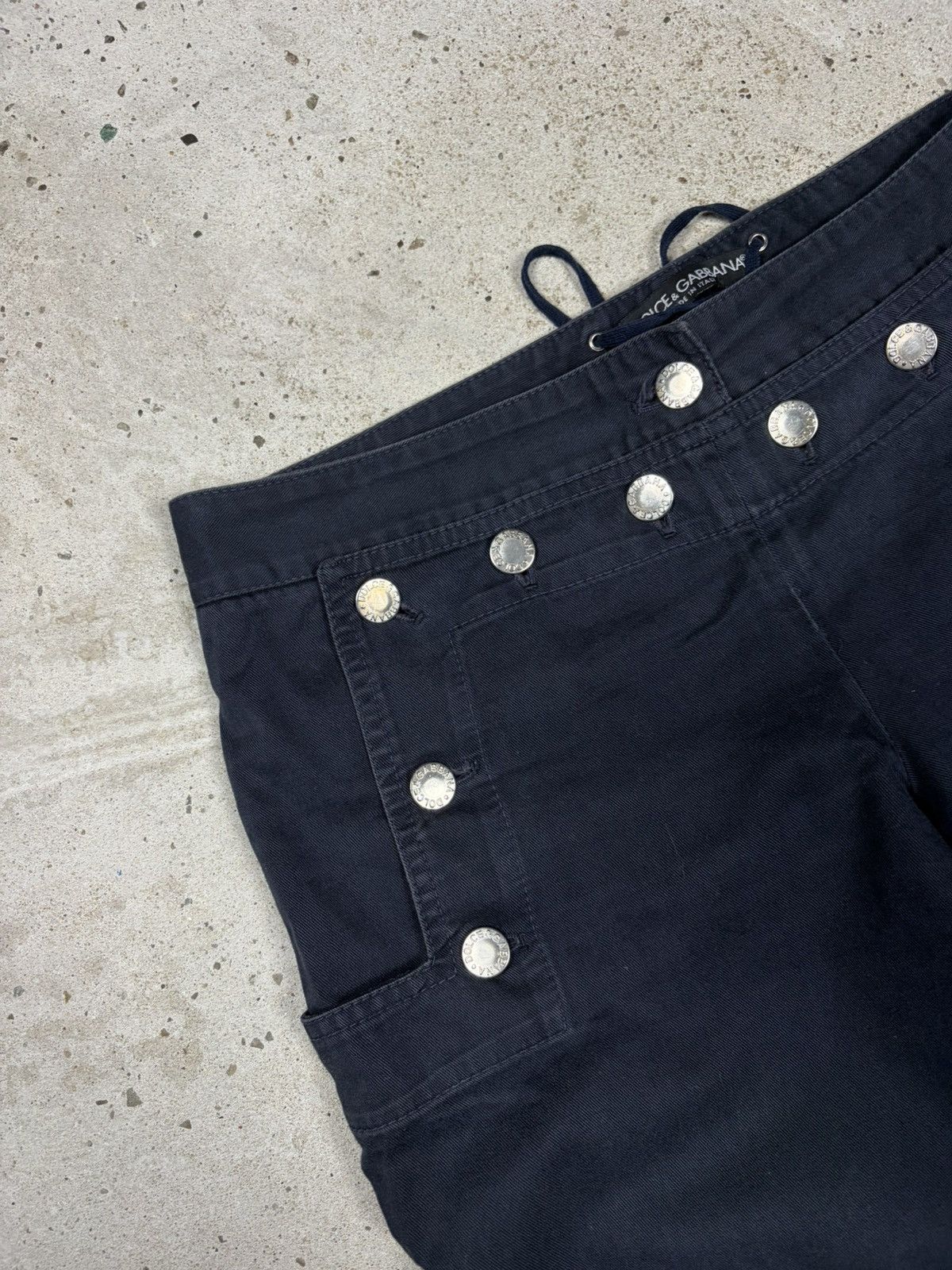 Dolce & Gabbana SS 2003 Dolce & Gabbana Runway Multi Buttons Pants Size 30" / US 8 / IT 44 - 7 Thumbnail