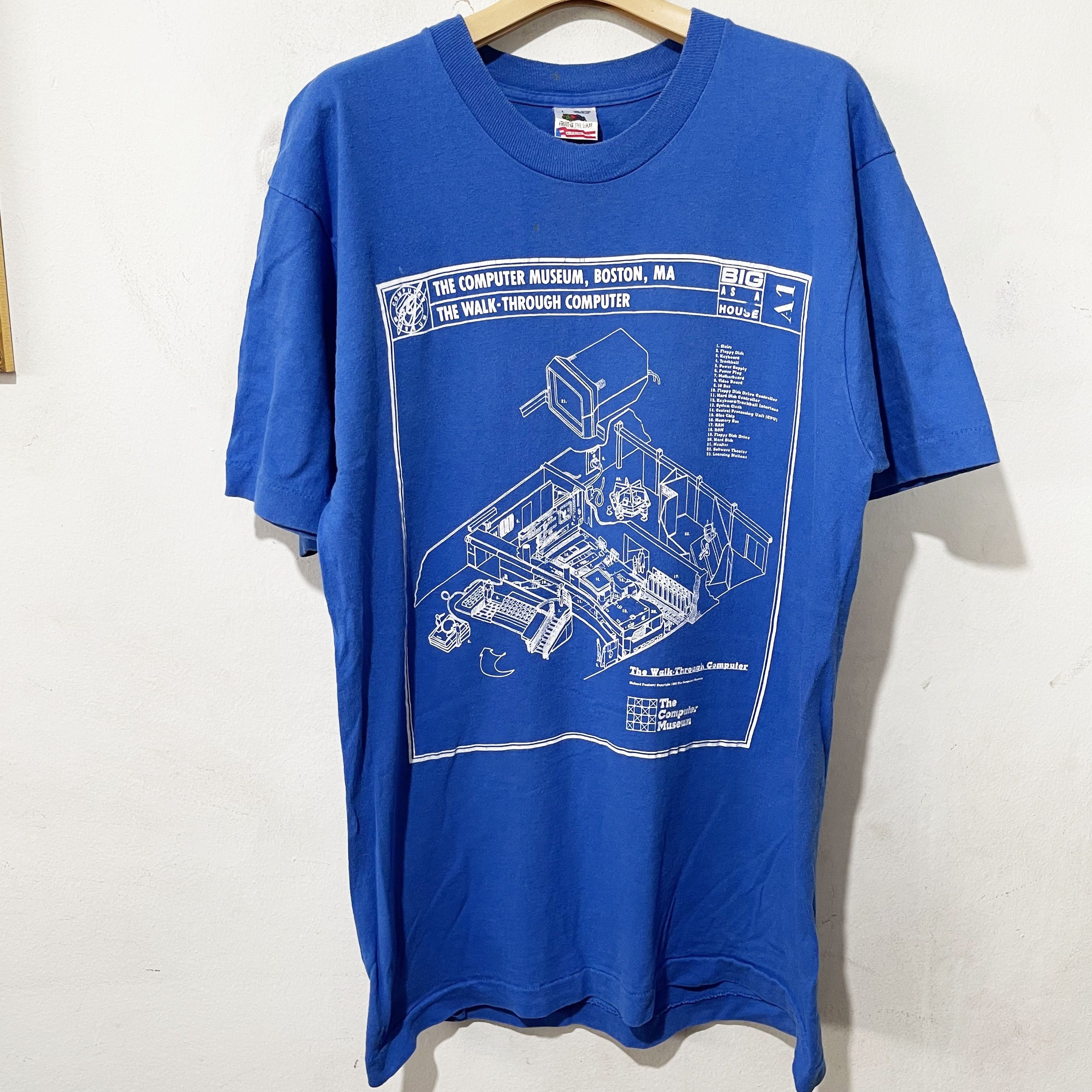 Arts & Science Vintage 90s Boston Computer Museum T-Shirt Size US L / EU 52-54 / 3 - 1 Thumbnail
