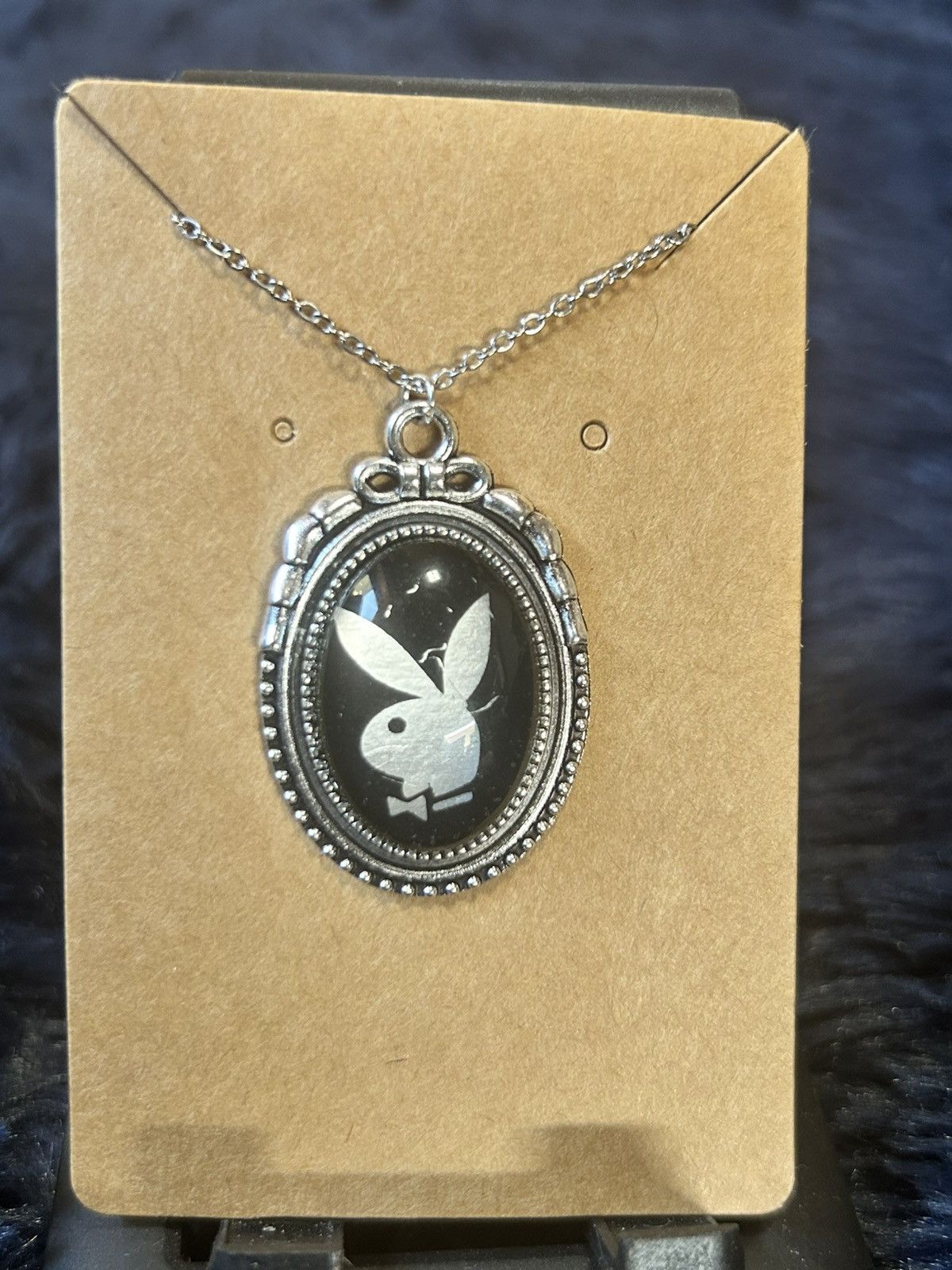 Handmade Handcrafted vintage 1978 matchbook playboy bunny necklace Size ONE SIZE - 2 Thumbnail