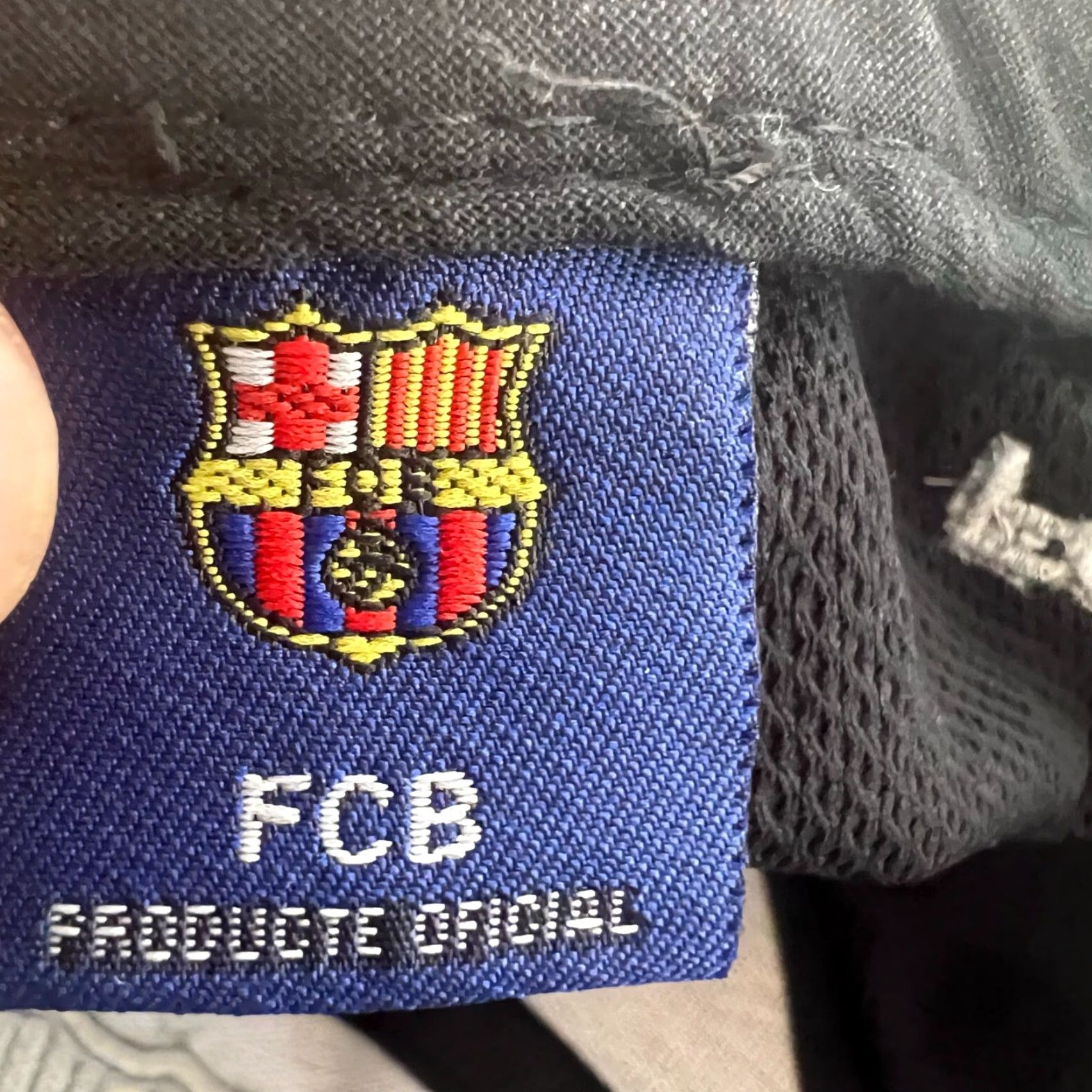 Vintage FC Barcelona Soccer 1899 Adjustable Cap Hat Trucker Black Size ONE SIZE - 6 Thumbnail