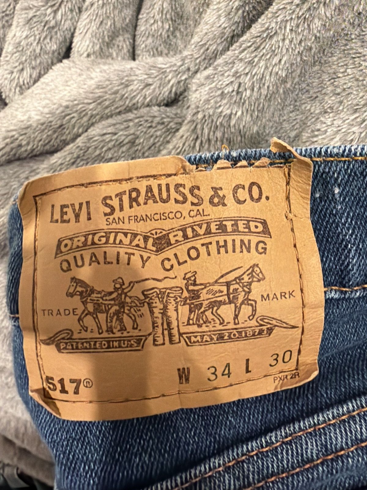 Levi's Vintage 90's Orange Tab Levi's 517 Flares/Bootcut Size US 34 / EU 50 - 7 Thumbnail