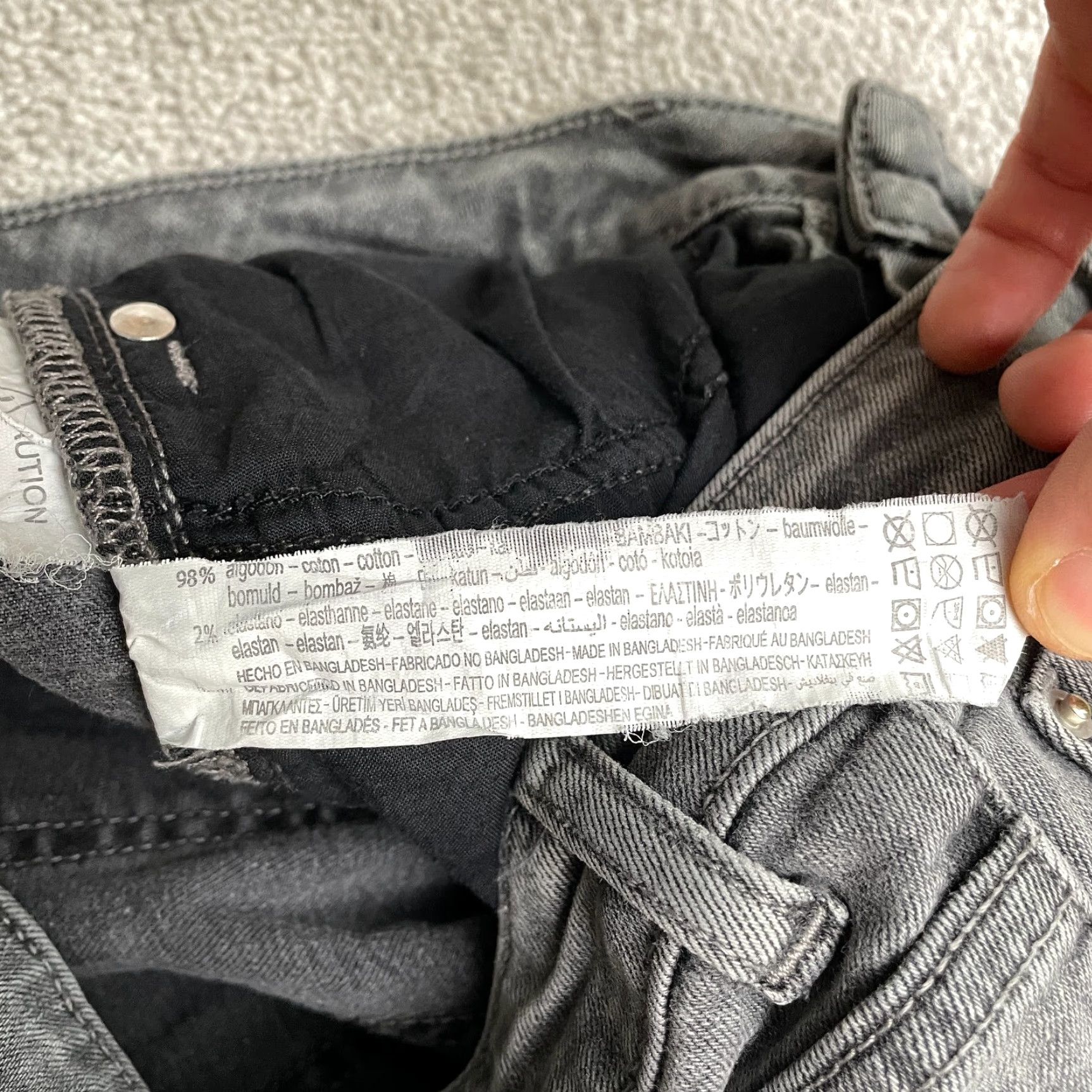 Zara ZARA Jeans Women’s Skinny Cropped Denim 4 Gray 28x27 Adult Regular Size Slim Fit Casual Denim Pants 5-Pocket City Grunge Size 27" / US 4 / IT 40 - 7 Thumbnail