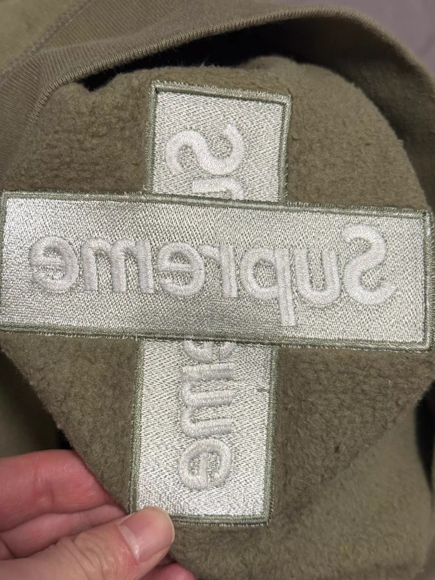 Supreme Supreme Cross Box Logo Hooded Sweatshirt M Size US M / EU 48-50 / 2 - 9 Thumbnail