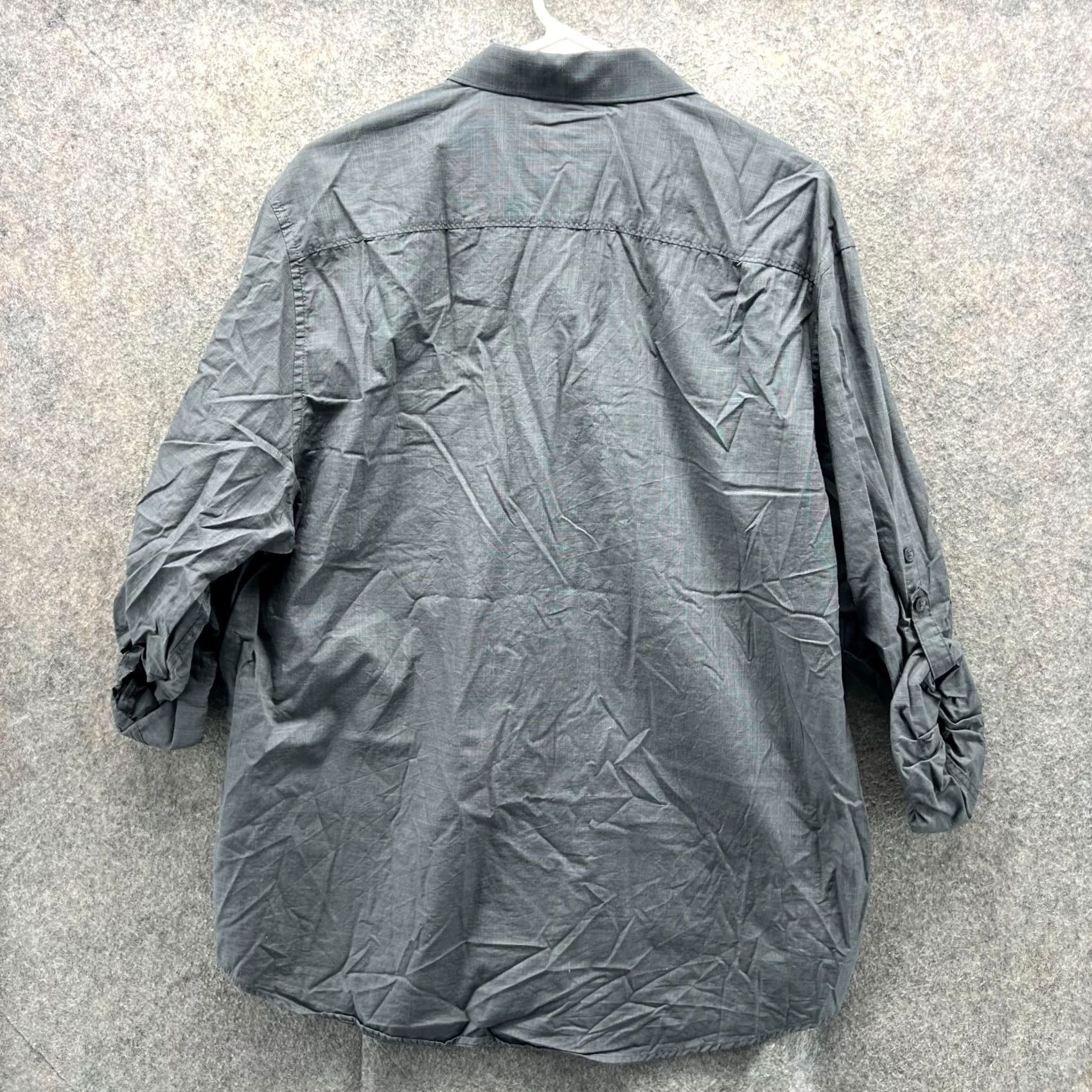 Calvin Klein VINTAGE Calvin Klein Shirt Mens XL Gray Button Down Long Sleeve Cotton Pocket Casual Size US XL / EU 56 / 4 - 2 Thumbnail