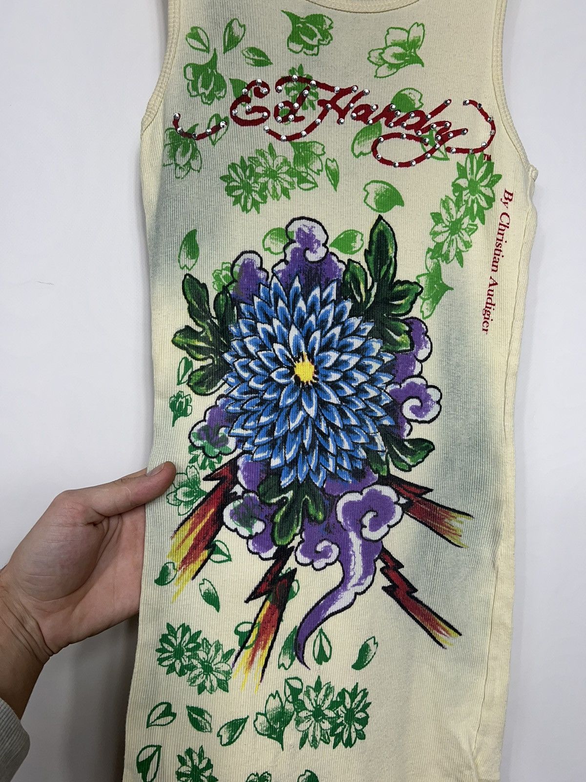 Ed Hardy Vintage Ed Hardy by Christian Audigier Slim Fit Tank Top Tee Size US M / EU 48-50 / 2 - 4 Thumbnail
