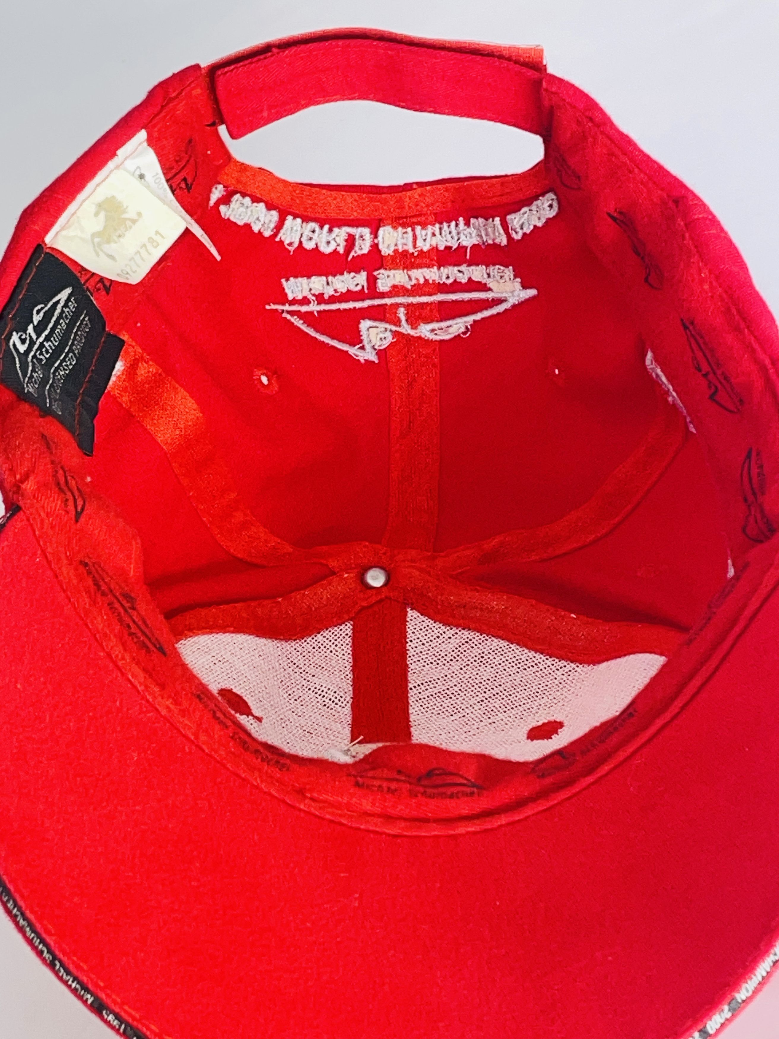 Ferrari Michael Schumacher Ferrari Cap – World Champion 2000/2001 Size ONE SIZE - 6 Thumbnail