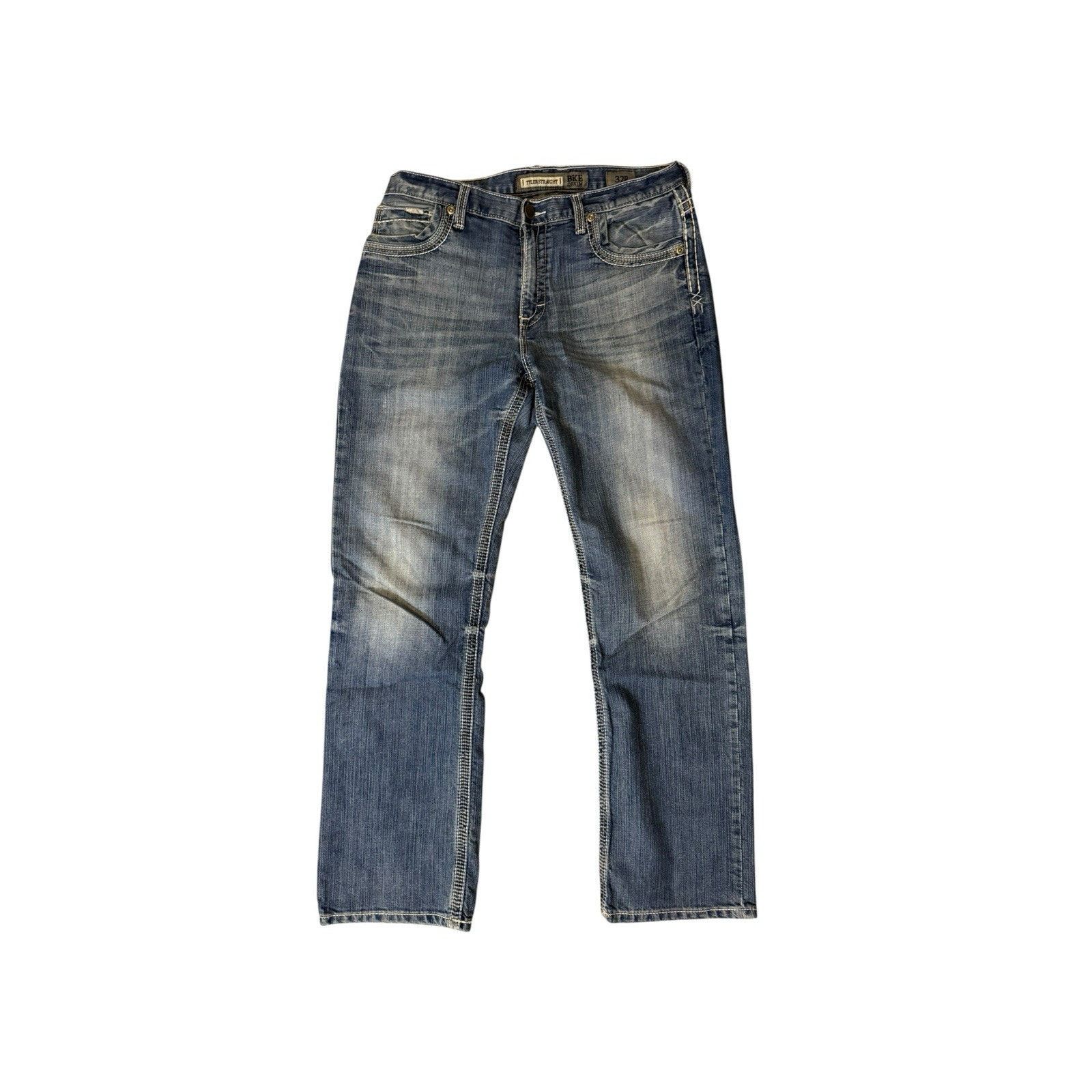BKE BKE Denim Tyler Regular Fit Straight Leg Jeans Size US 32 / EU 48 - 4 Thumbnail