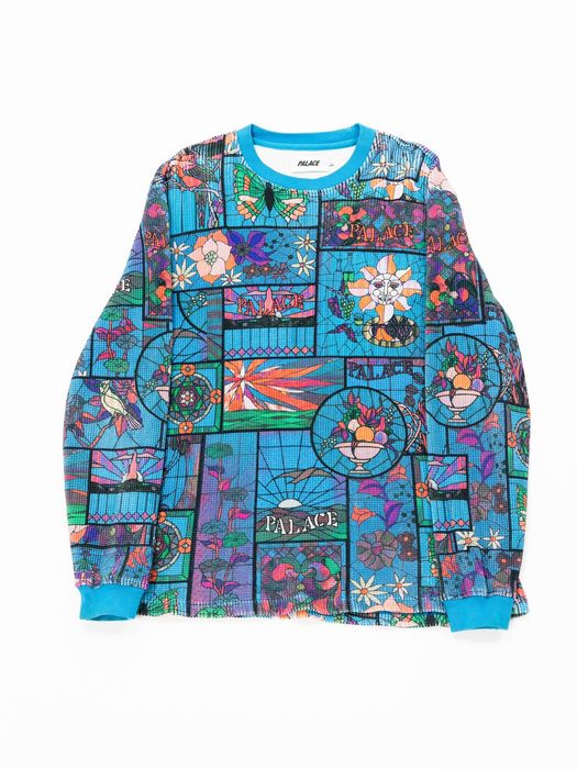 Palace Palace All Over Print Thermal Long Sleeve | Grailed