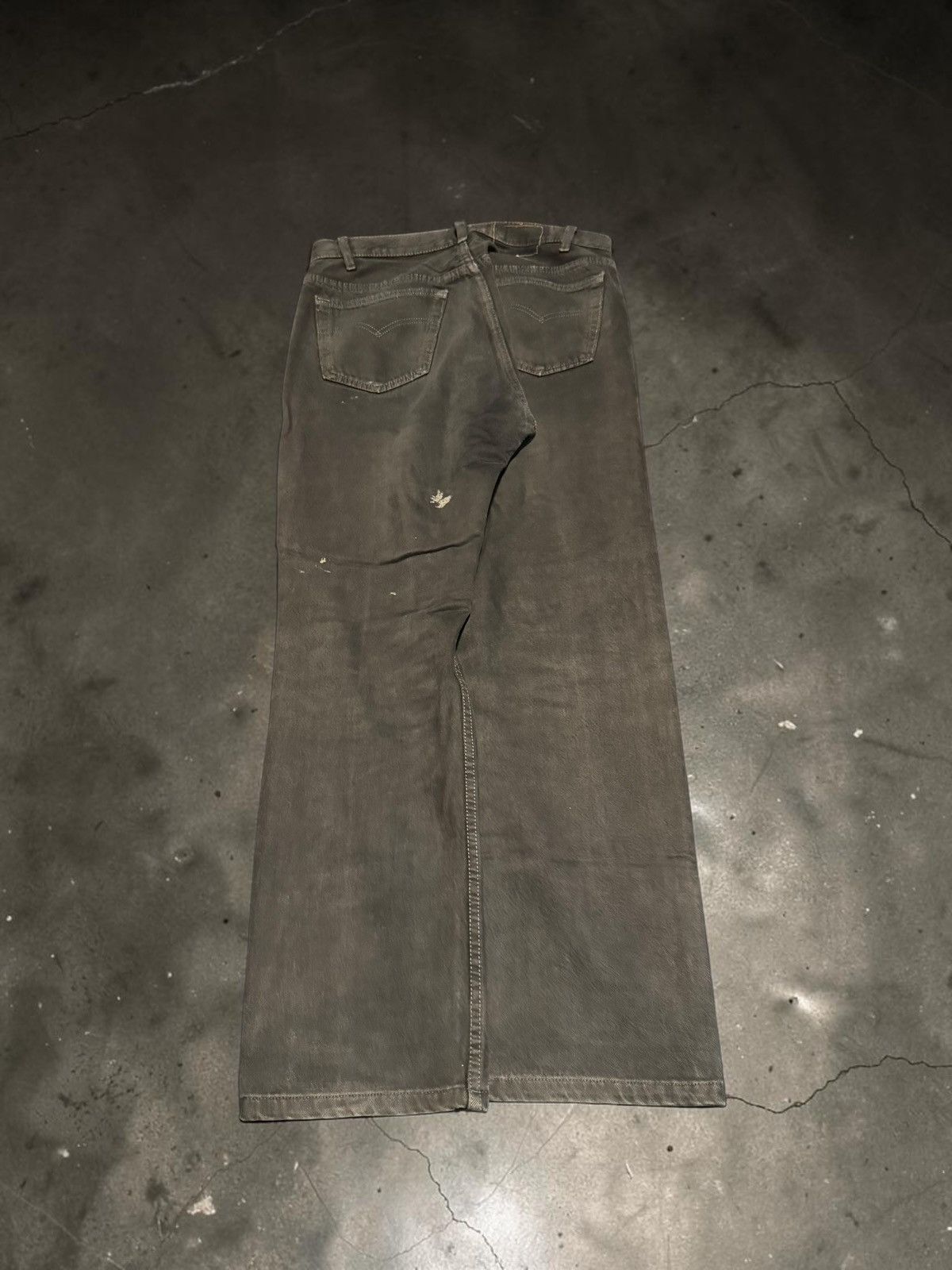 Levi's Vintage Levi's Destroyed Black Jeans Size US 32 / EU 48 - 5 Thumbnail