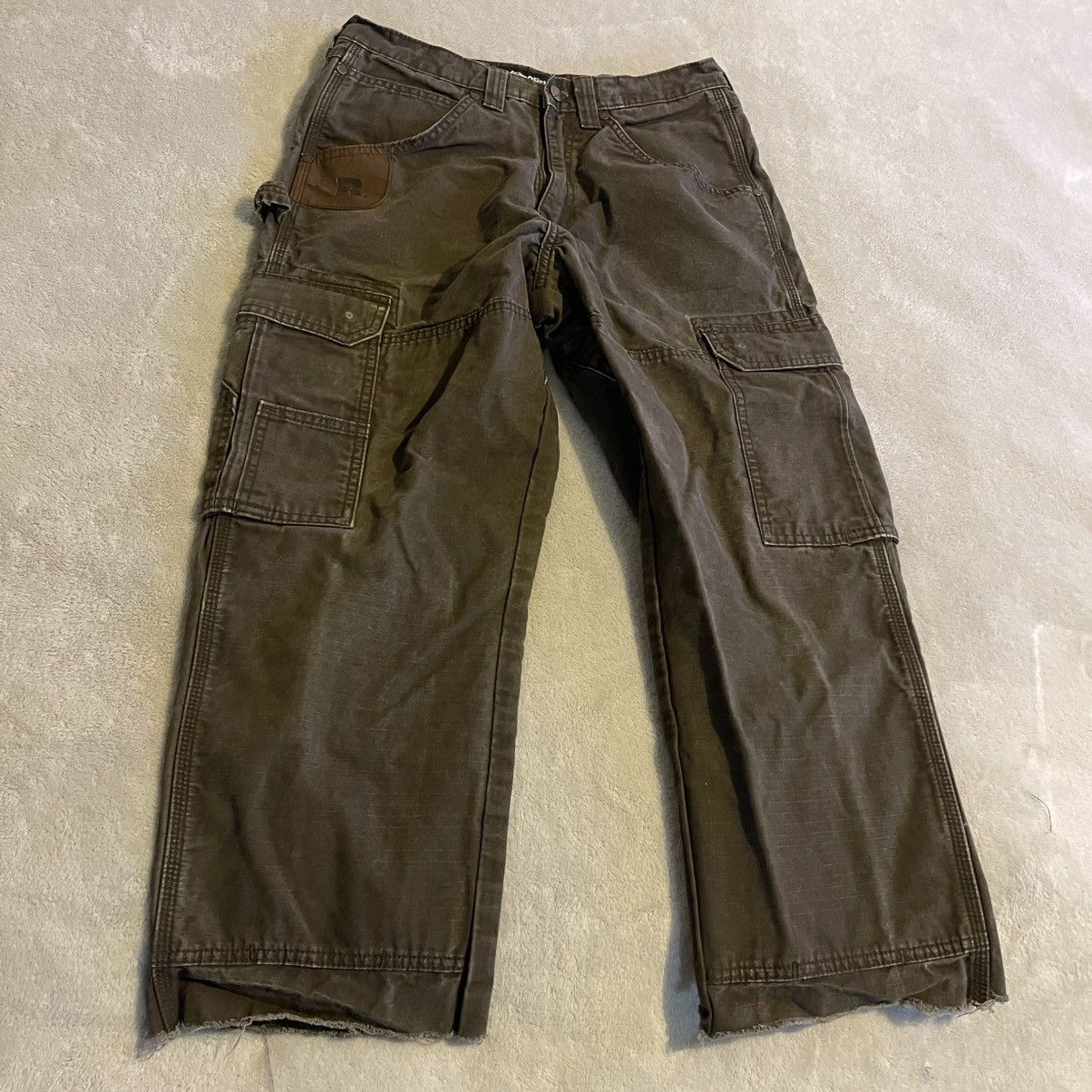 Wrangler Wrangler Riggs Cargo Workwear Pants Men 30x32 Brown Utility Size US 30 / EU 46 - 1 Thumbnail
