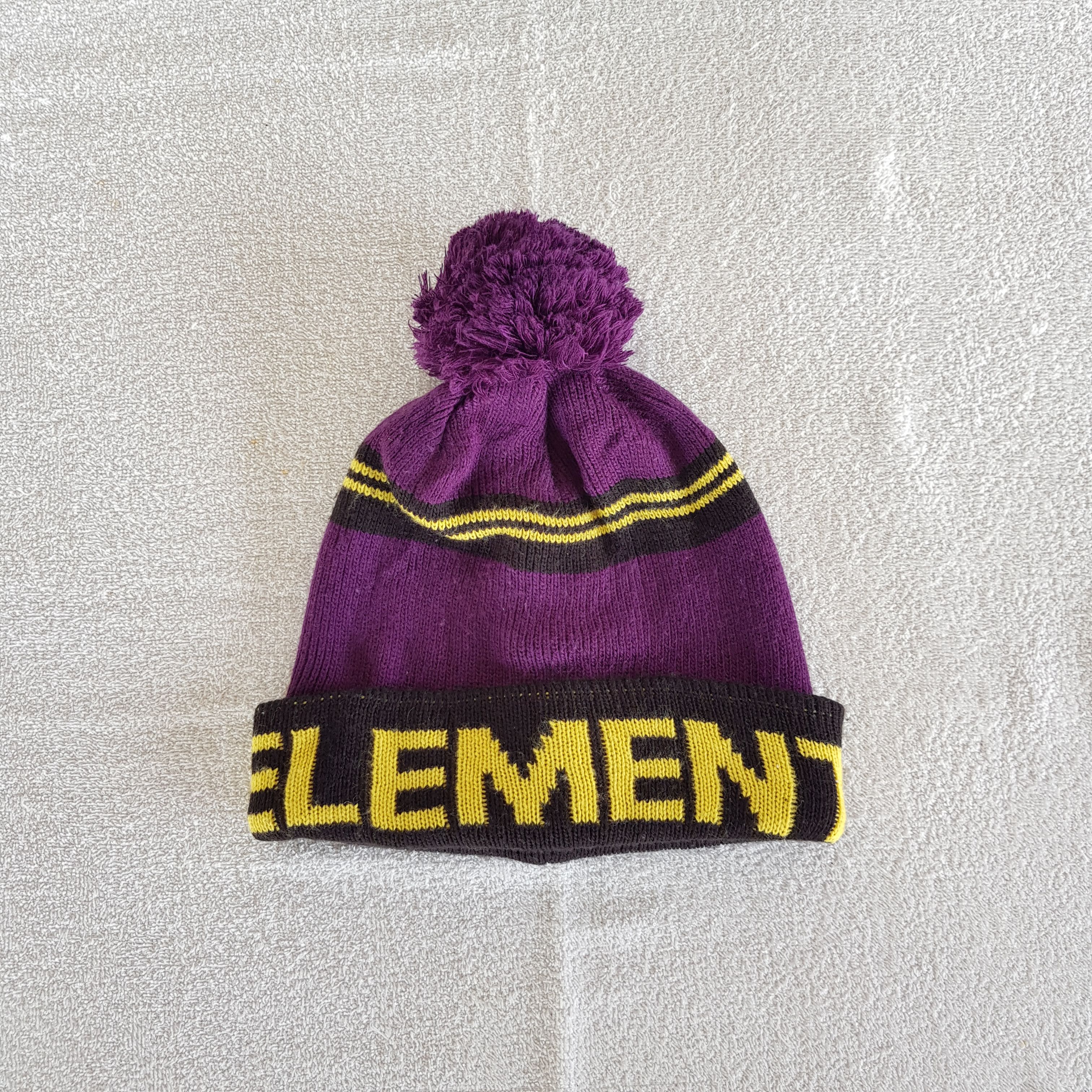 Element Vintage Element Beanie Y2K Hip Hop Swag Snow Caps Hats Size ONE SIZE - 5 Thumbnail