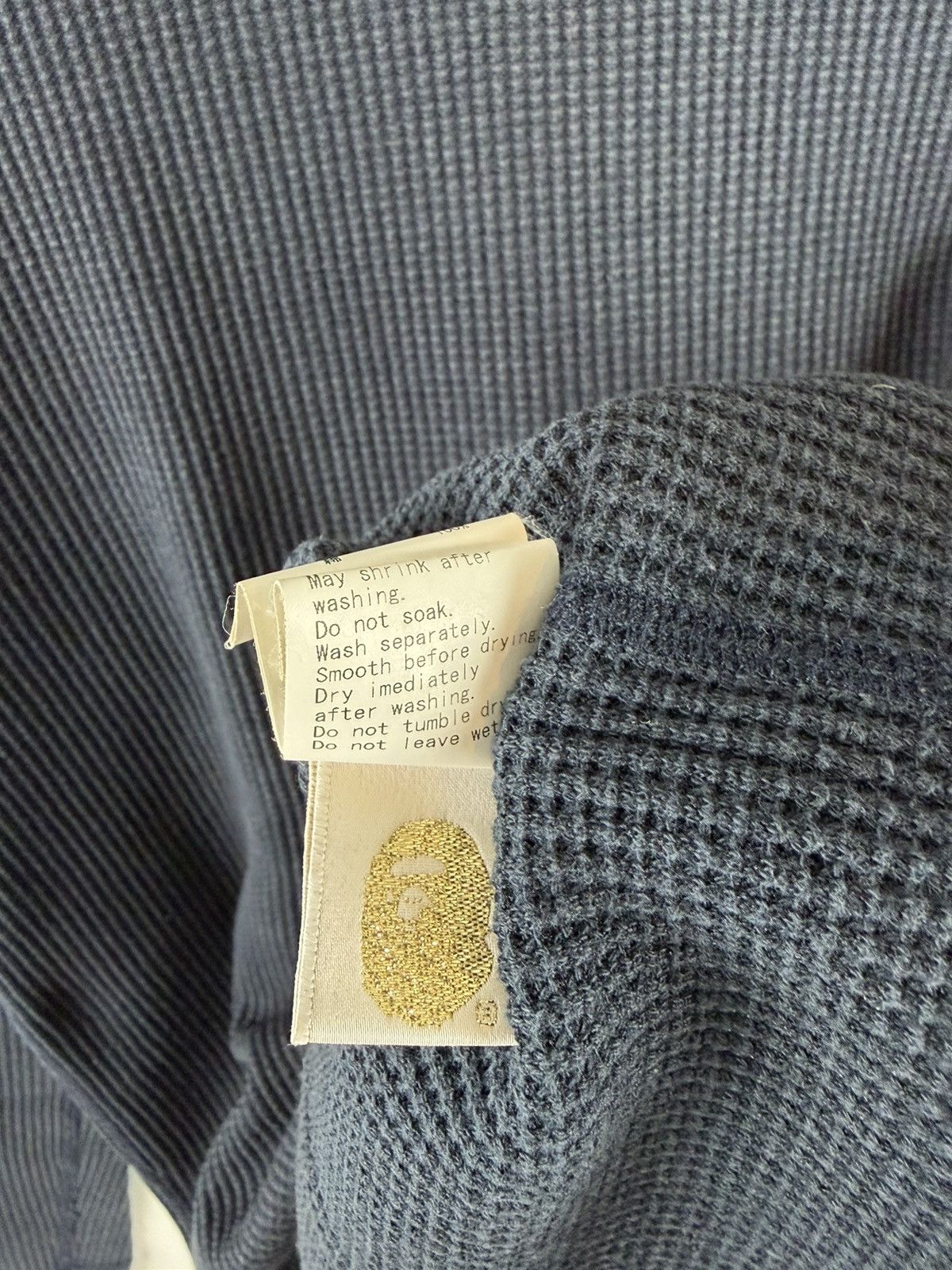 Bape Ursus Bape Thermal L/S Tee Size US M / EU 48-50 / 2 - 6 Thumbnail