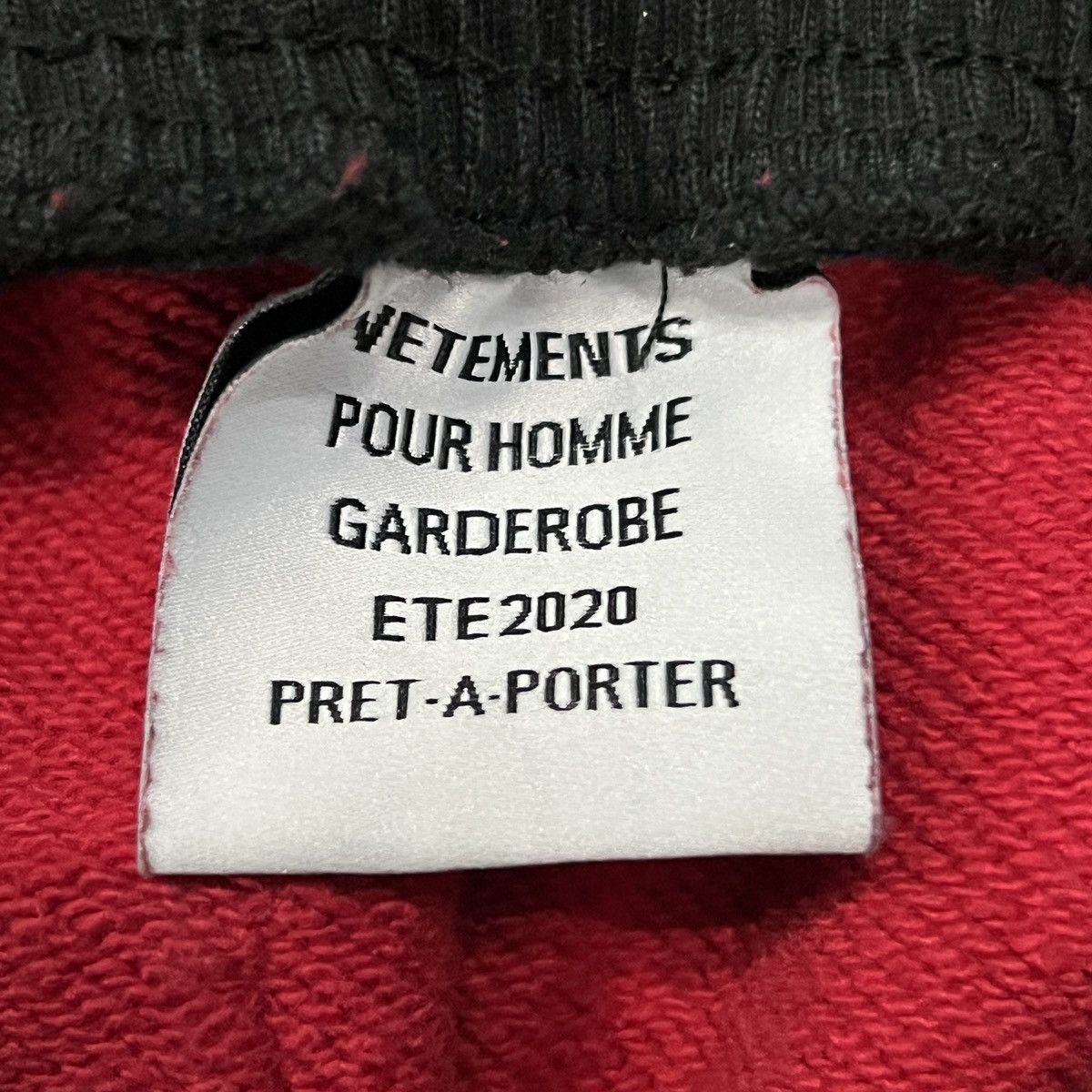 Vetements Vetements SS20 Devanagari Logo Asym Patchwork Jogger Pants Size US 30 / EU 46 - 22 Thumbnail