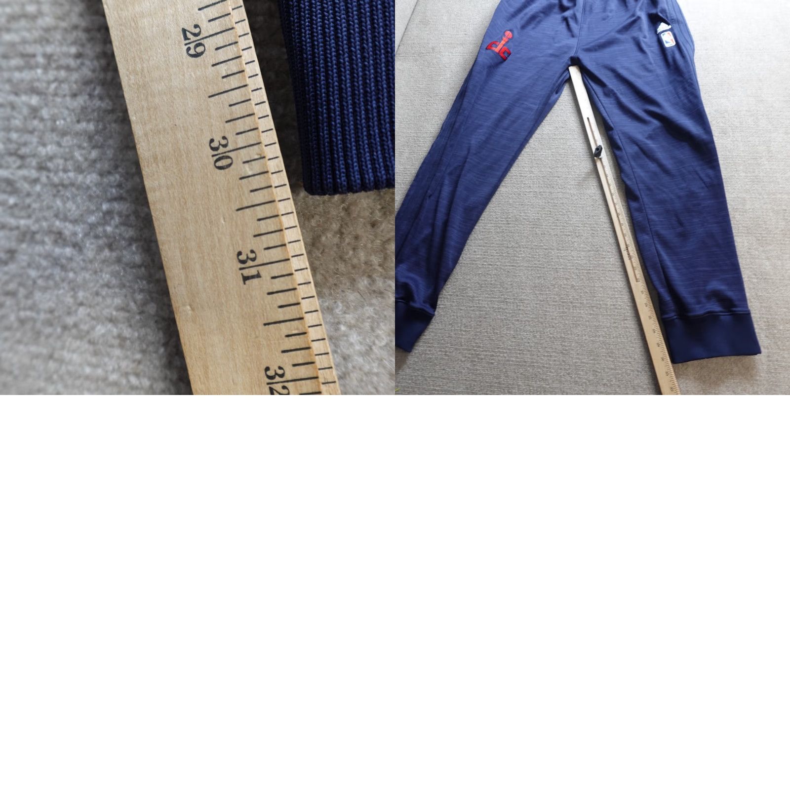 Adidas Adidas Pants 2XL Blue Tear Away 2015 Player Issue Basketball Jogger Mens Shorts? Size US 39 - 9 Thumbnail