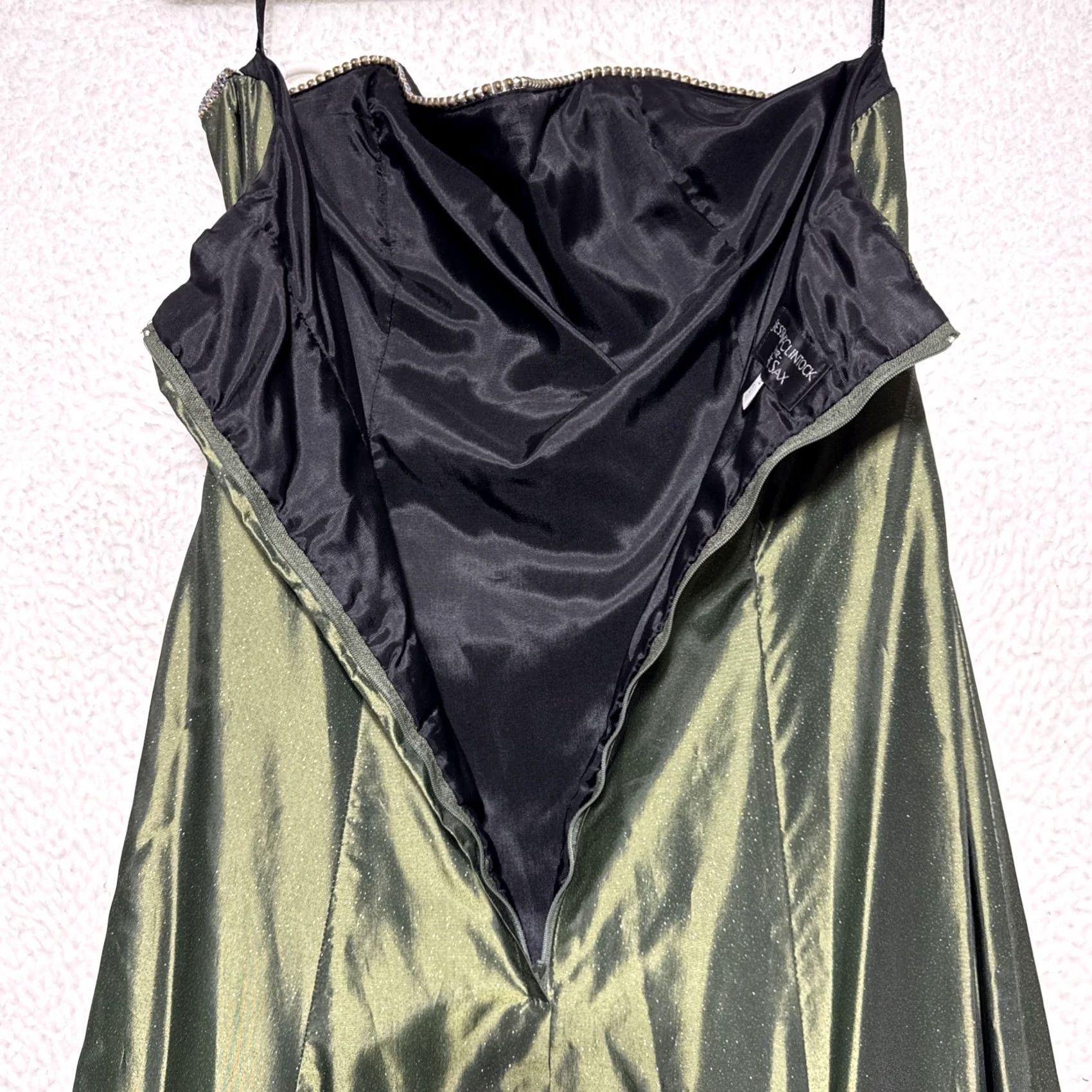 Vintage VINTAGE Gunne Sax Dress Womens Green Holographic Y2K Whimsy Prom Millennium Size 9 Ball Gown Maxi Formal Party/Cocktail Wedding Womens Size M / US 6-8 / IT 42-44 - 6 Thumbnail