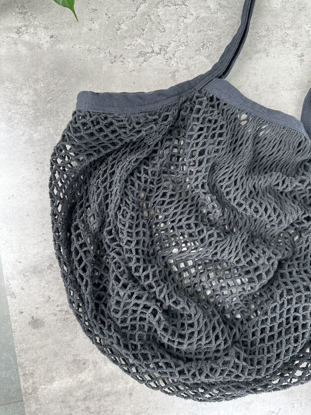 Japanese Brand Vintage Mesh Knit Handle Bag Size ONE SIZE - 5 Thumbnail