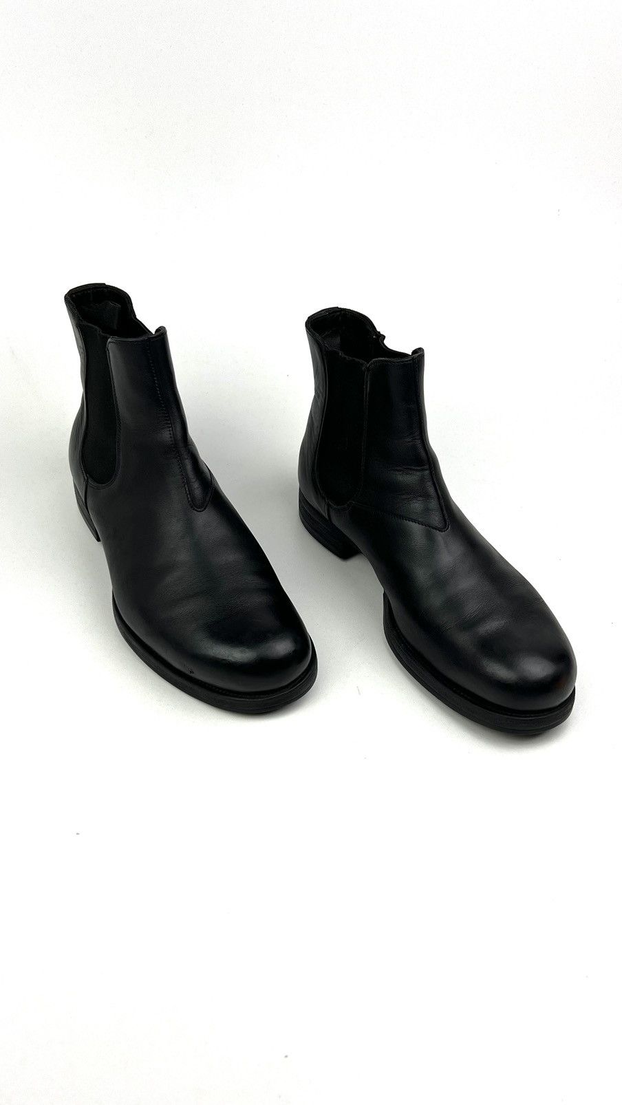 Prada PRADA MILANO Boots Chelsea Leather Shoes Handmade Black Mens Size US 7 / EU 40 - 2 Thumbnail