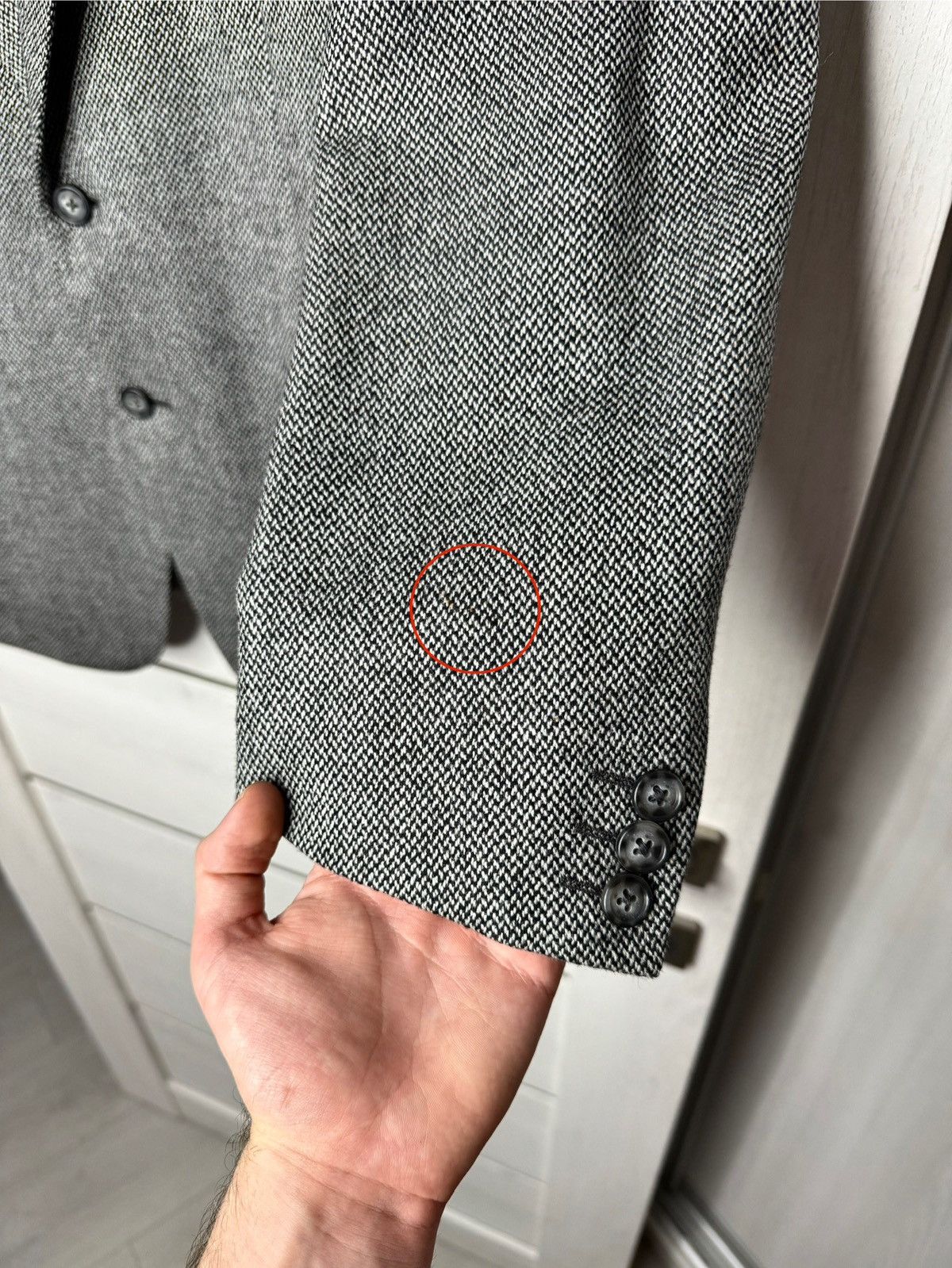 Corneliani Corneliani Grey Tweed Wool Blazer Jacket Made in Italy 48R Size 48R - 14 Thumbnail