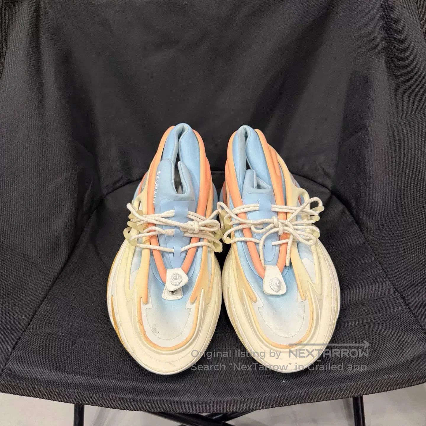 Balmain BALMAIN Unicorn Lace-Up Low-Top. Size US 12 / EU 45 - 3 Thumbnail