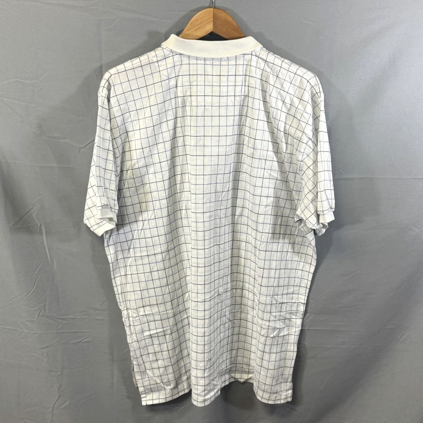 Polo Ralph Lauren Polo Ralph Lauren Polo Shirt Mens XL White Windowpane Check Embroidered Pony Size US XL / EU 56 / 4 - 2 Thumbnail