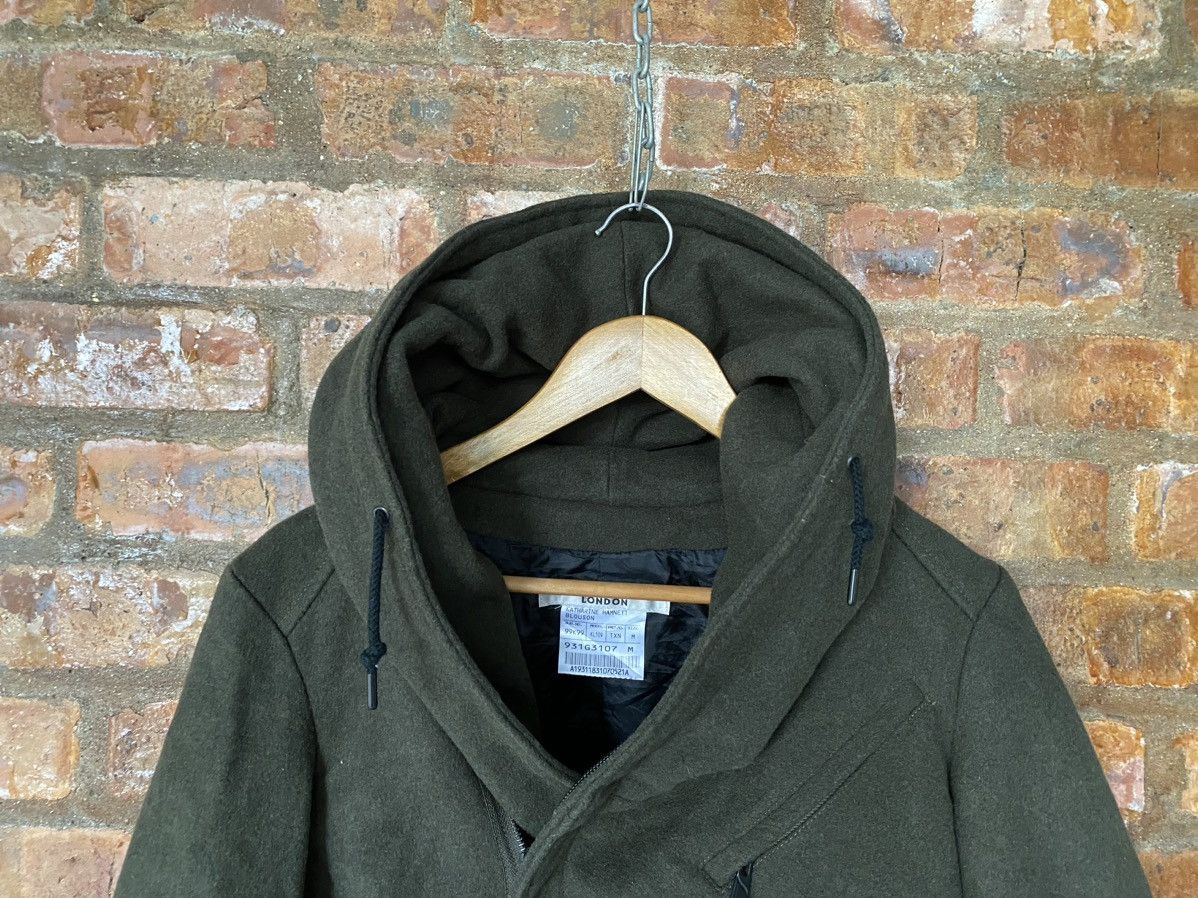 Katharine Hamnett London Vtg K.Hamnett Gimmick Bono Wool padded large hoodie Size US S / EU 44-46 / 1 - 8 Thumbnail