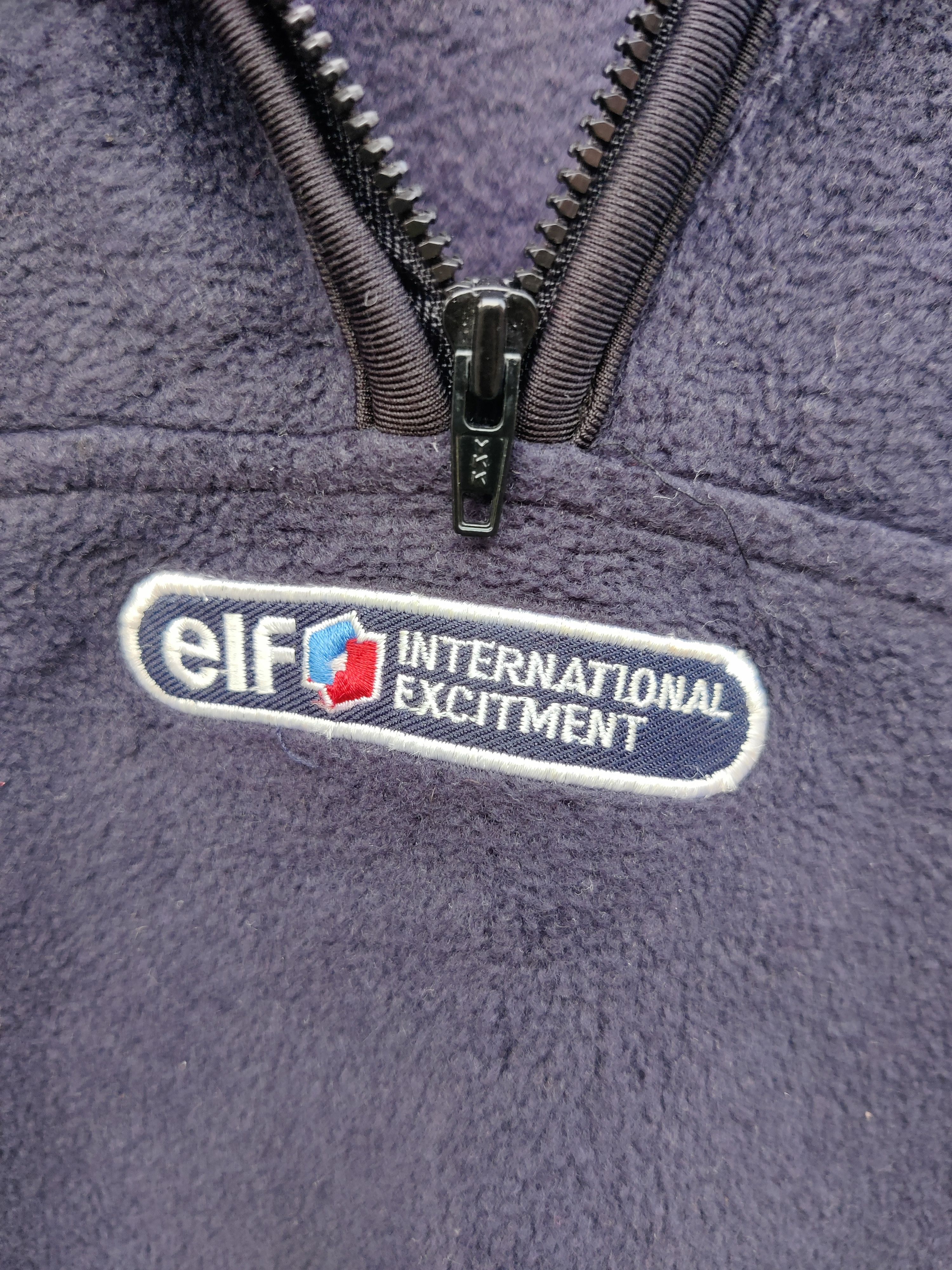 Vintage Vintage Elf International Quarter-Zip Fleece Jacket Size US L / EU 52-54 / 3 - 8 Thumbnail
