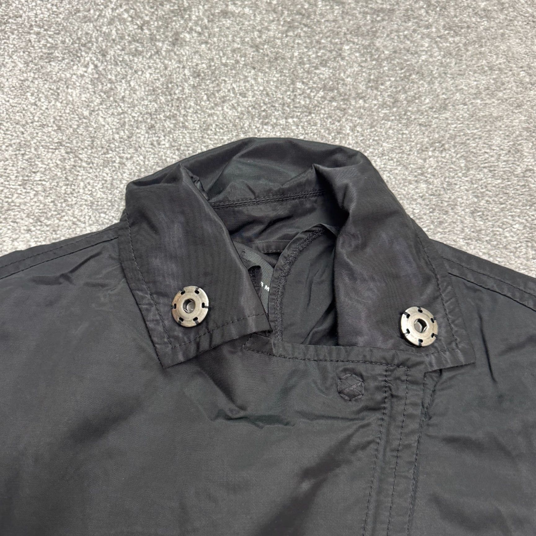 Club Monaco Club Monaco Black Asymmetrical Full Zip Hoodie Jacket Womens XS Jacket Size XS / US 0-2 / IT 36-38 - 3 Thumbnail