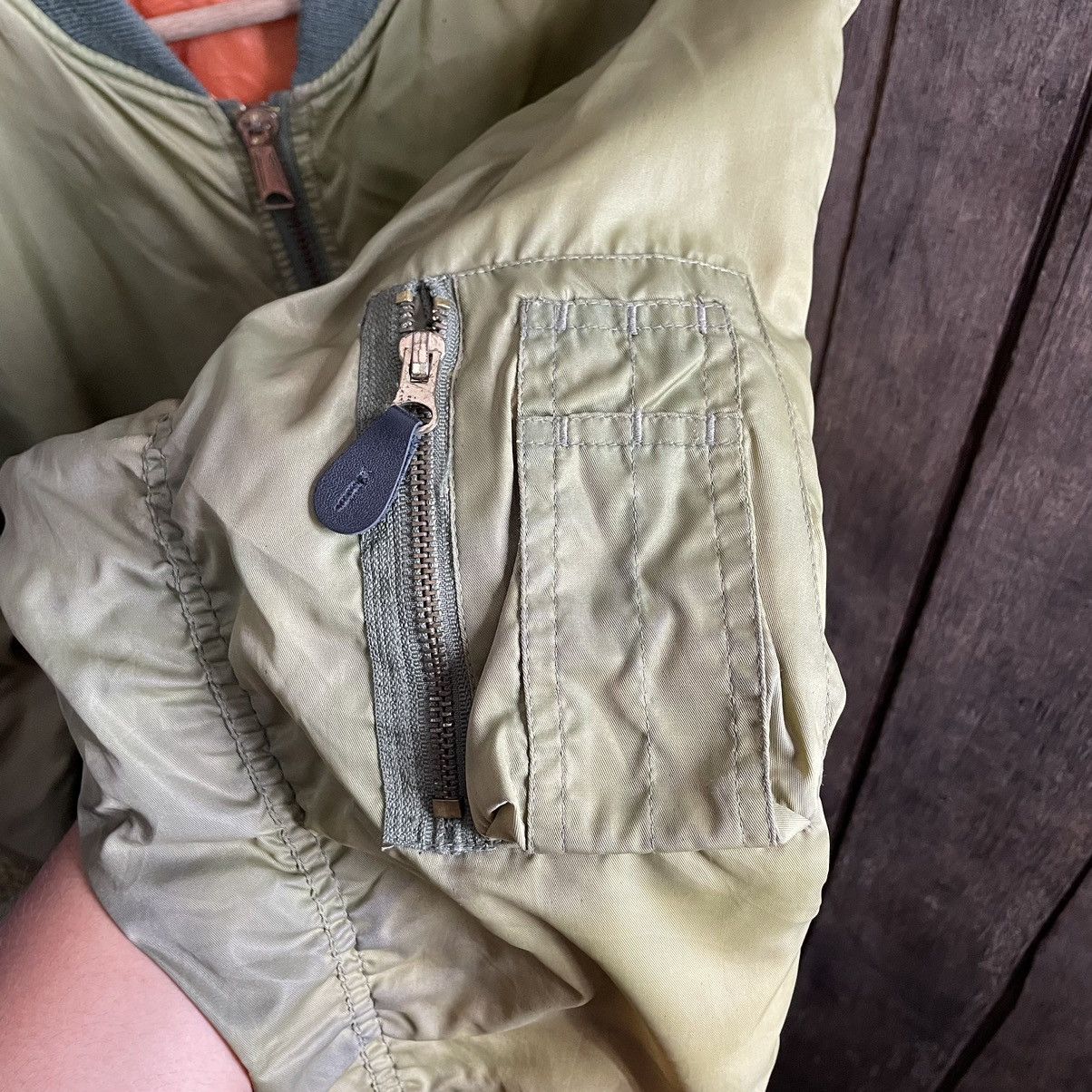 Vintage Vintage Sunfaded Bomber Jacket Size US L / EU 52-54 / 3 - 6 Thumbnail