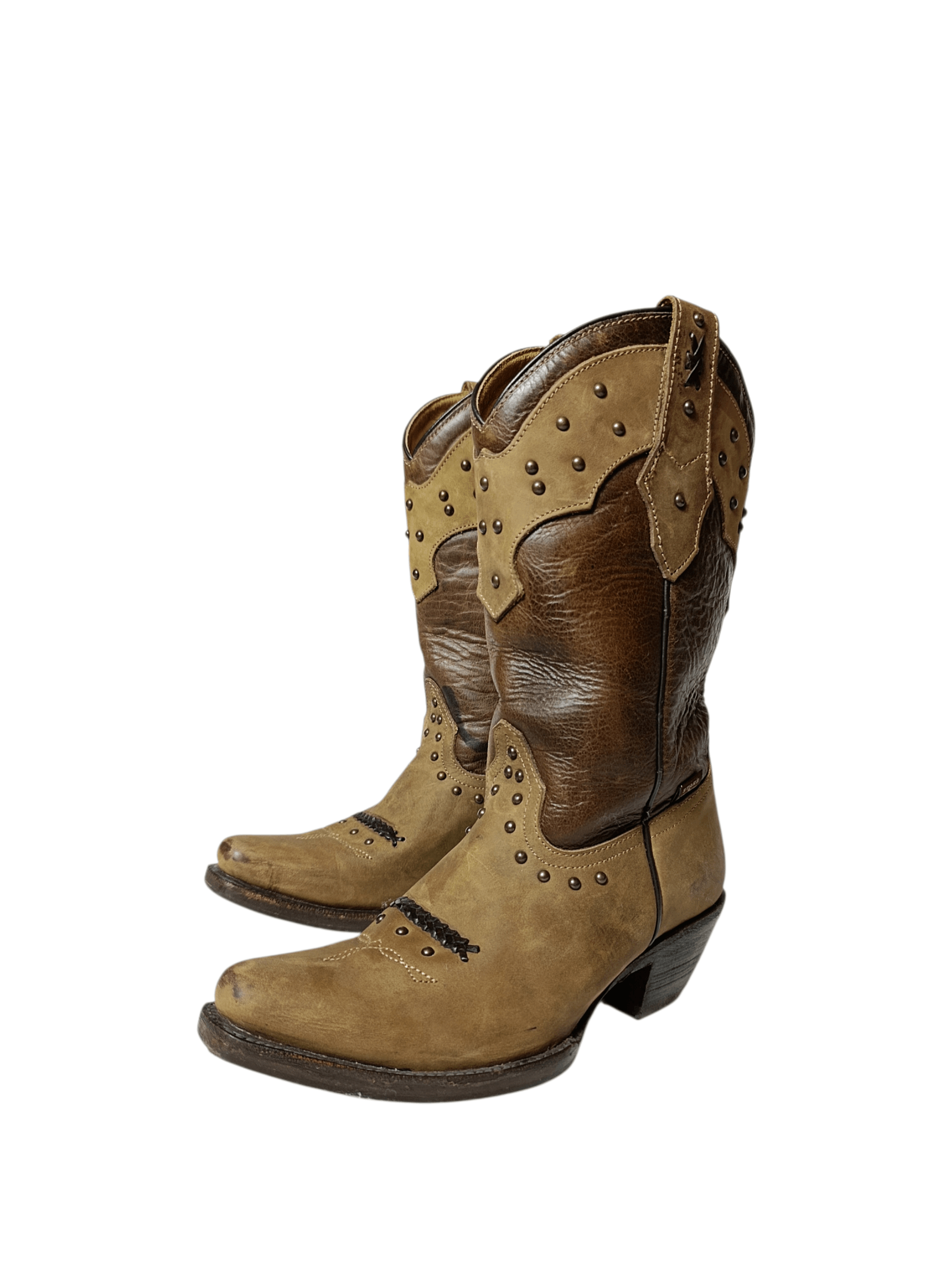 Stars & Stripes Vintage Leather Western Boots Size US 8 / IT 38 - 7 Thumbnail