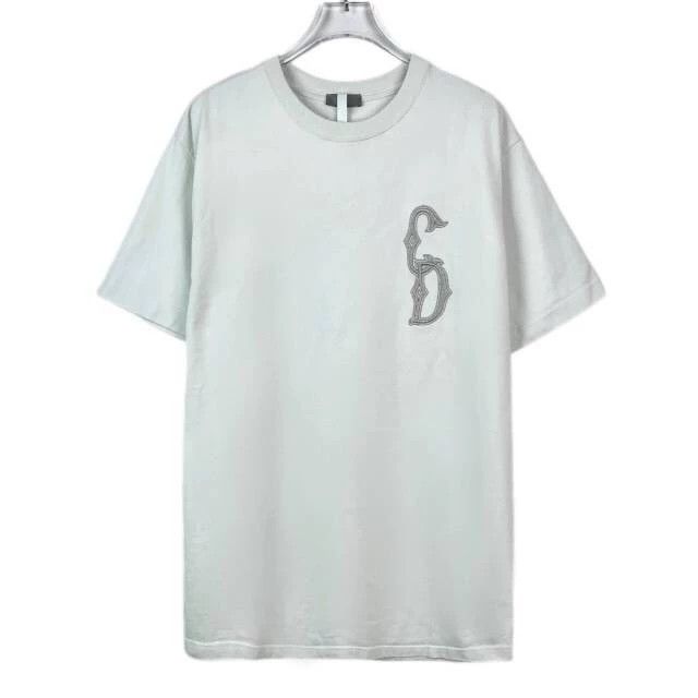 Dior Dior Logo letter embroidery round-neck light green short-s Size US M / EU 48-50 / 2 - 1 Thumbnail
