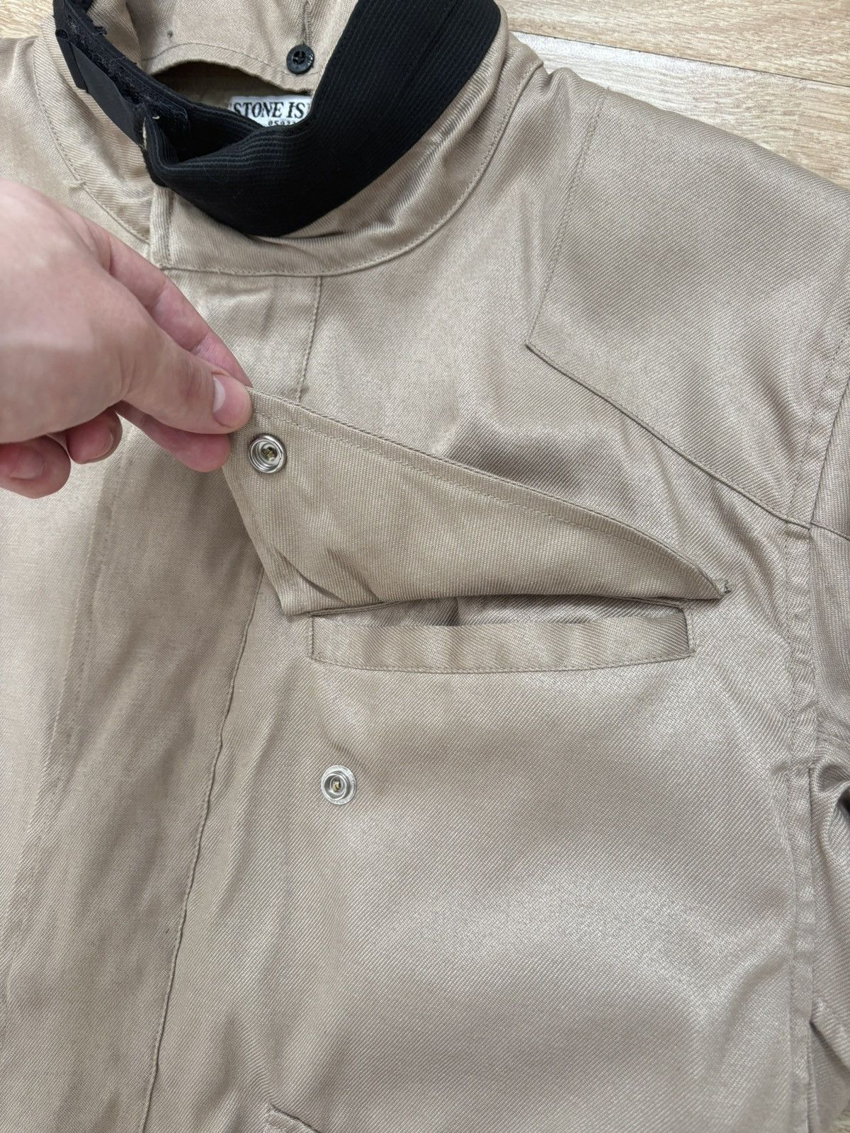 Stone Island Vintage Stone Island Multi Pockets Velcro Jacket Size US L / EU 52-54 / 3 - 5 Thumbnail