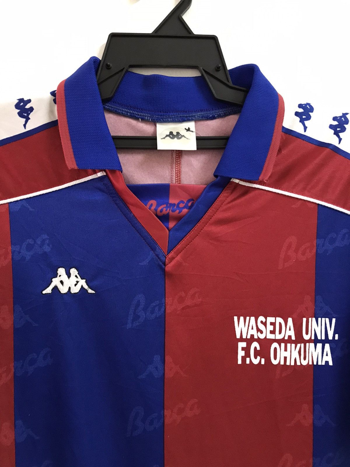 Kappa Vintage 90s Kappa Jersey X FC Barcelona Size US M / EU 48-50 / 2 - 2 Thumbnail